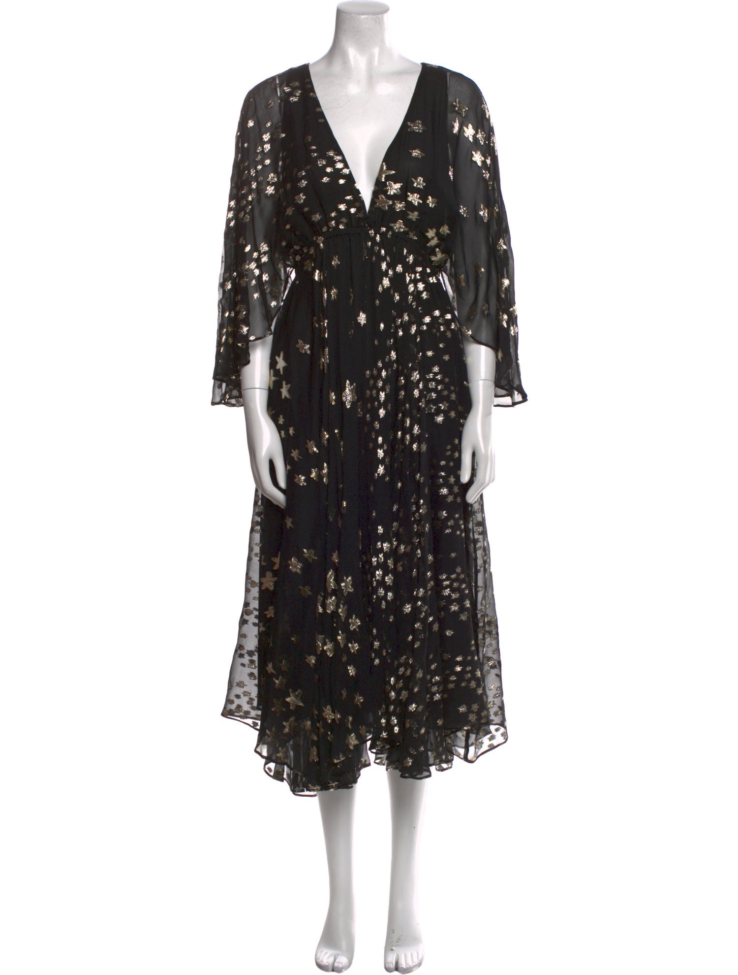 LoveShackFancy Silk Midi Length Dress w/ Tags