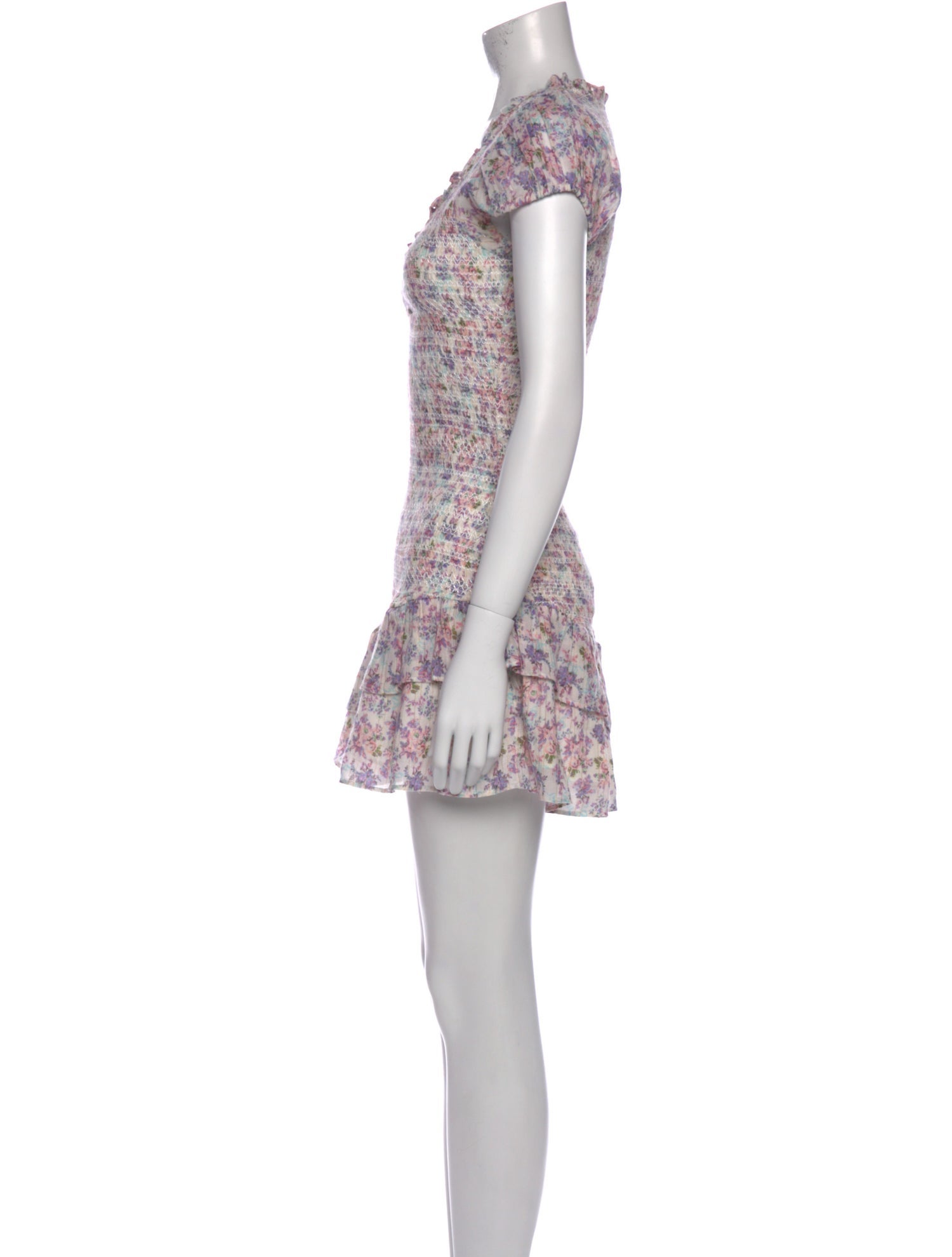 LoveShackFancy Printed Mini Dress