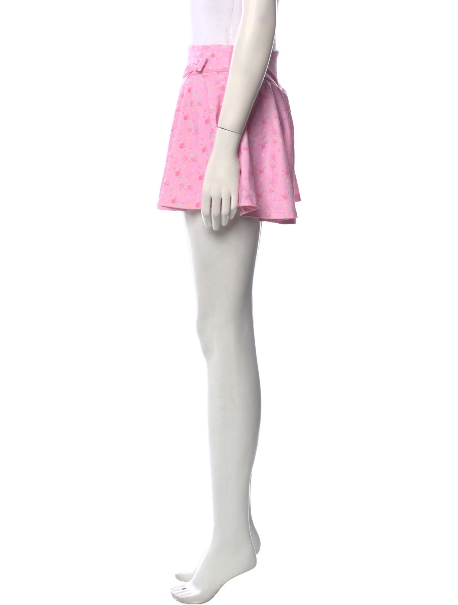 LoveShackFancy Floral Print Mini Skirt w/ Tags