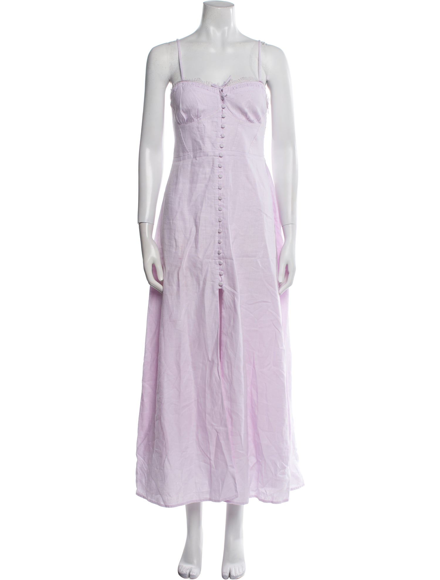 LoveShackFancy Linen Long Dress