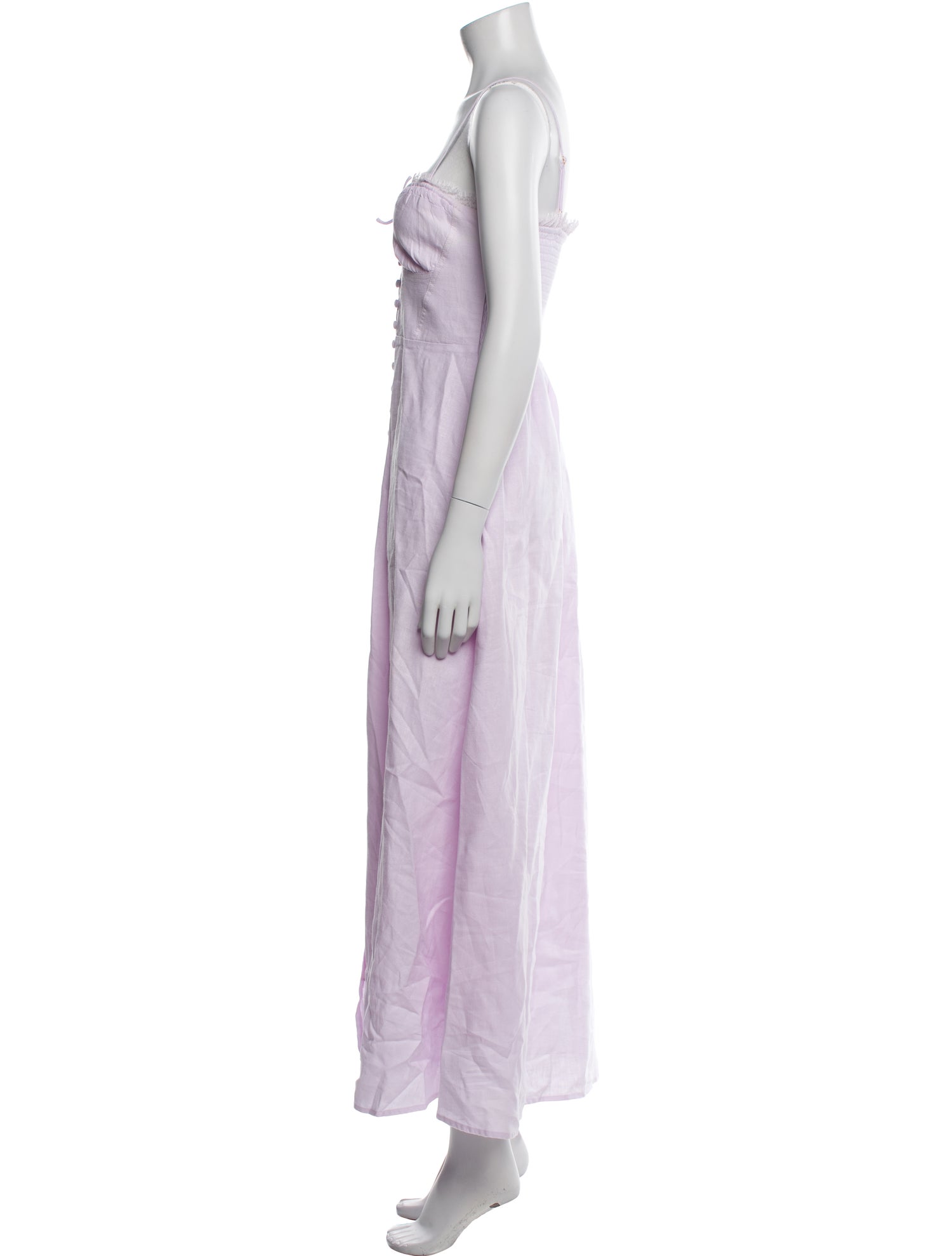 LoveShackFancy Linen Long Dress