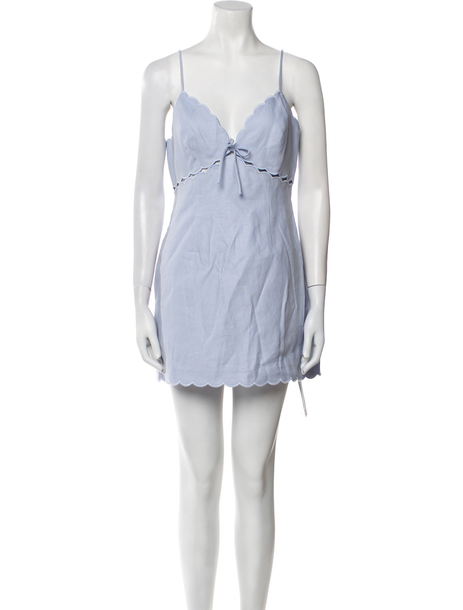 LoveShackFancy Linen Mini Dress