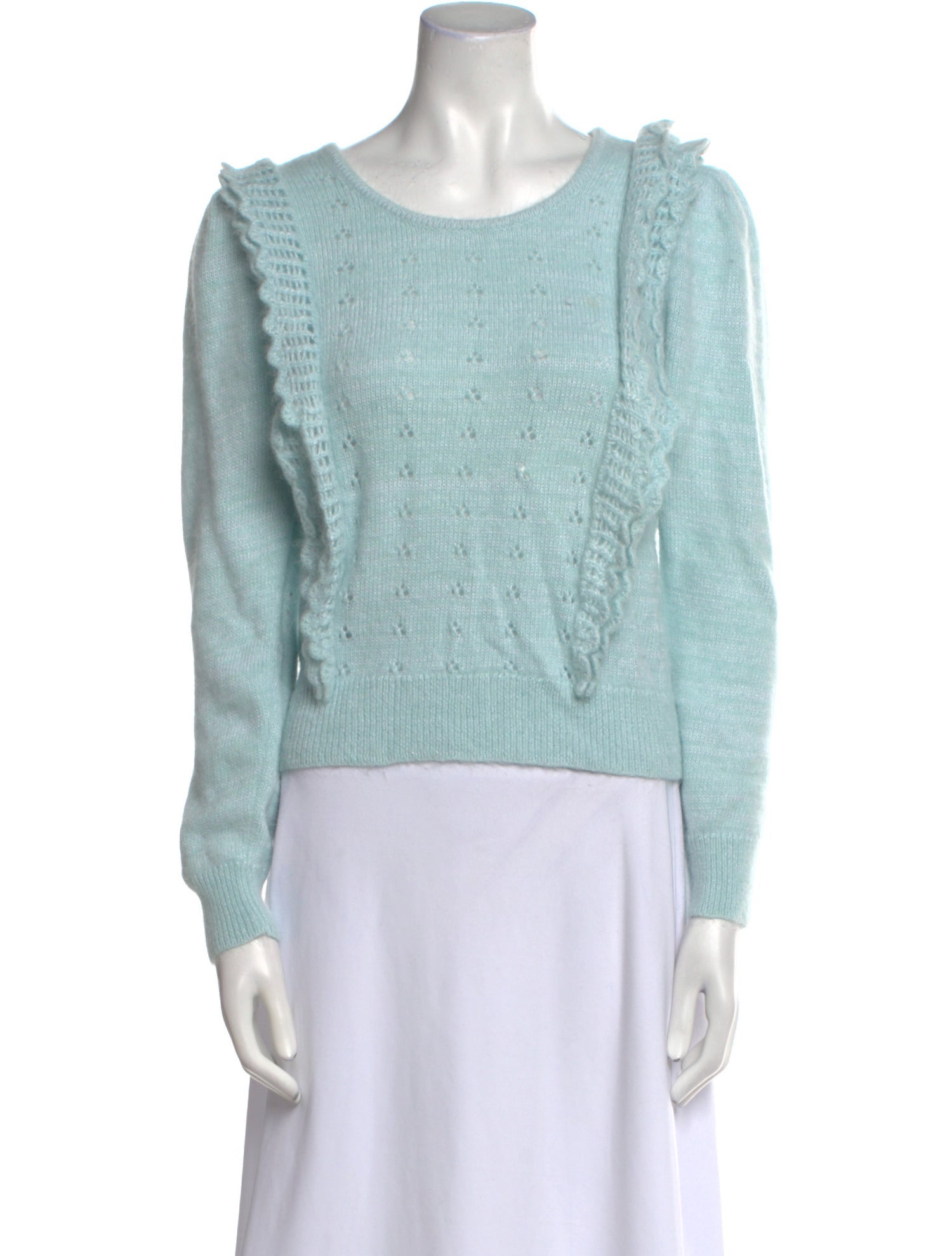 LoveShackFancy Scoop Neck Sweater