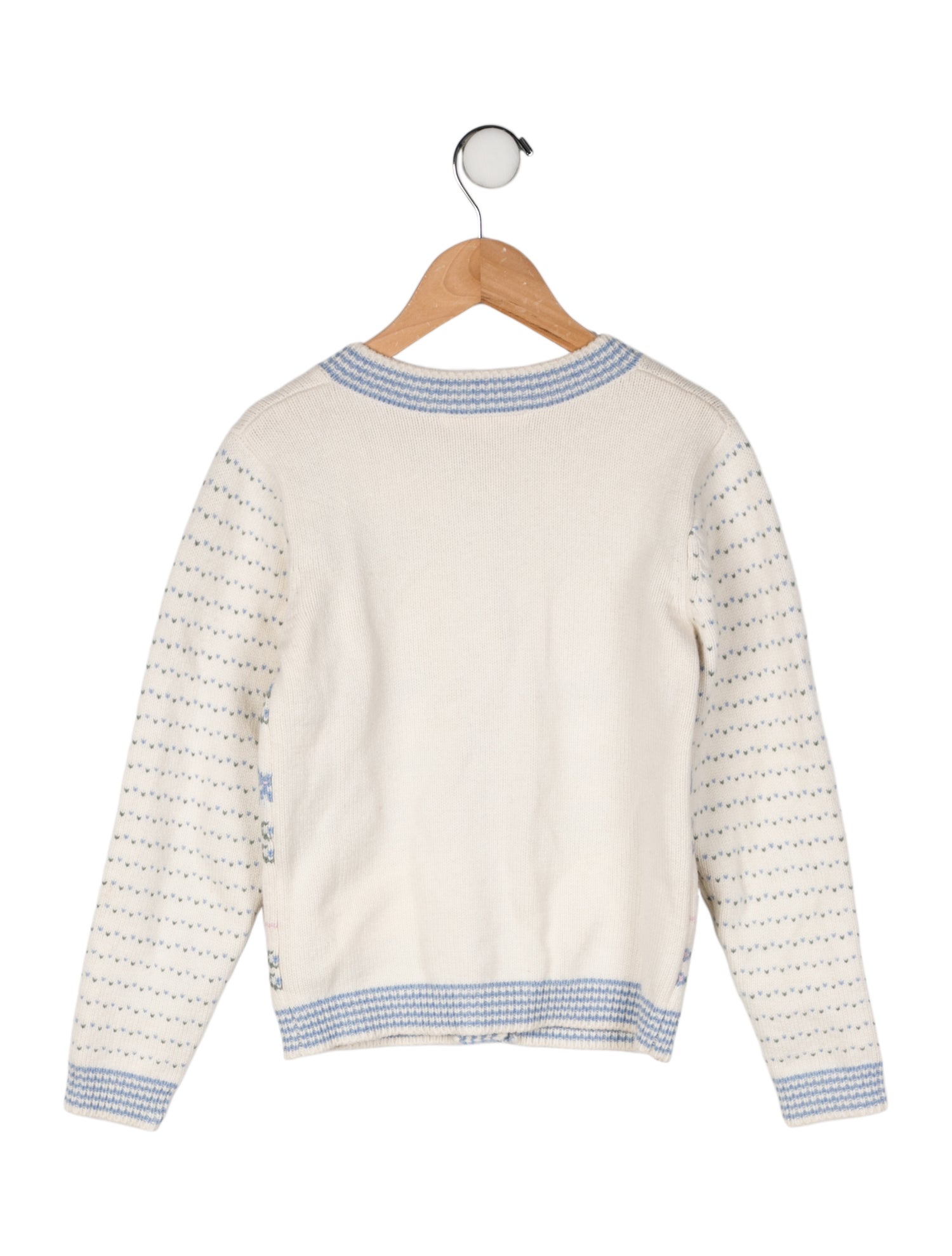 LoveShackFancy Toddler Girls' Patterned Woven Cardigan