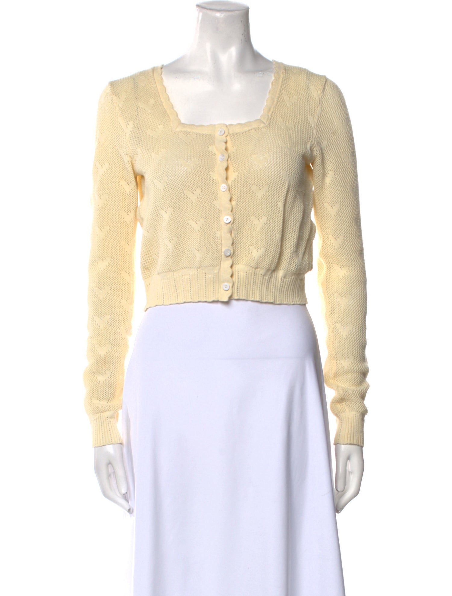 LoveShackFancy Scoop Neck Sweater