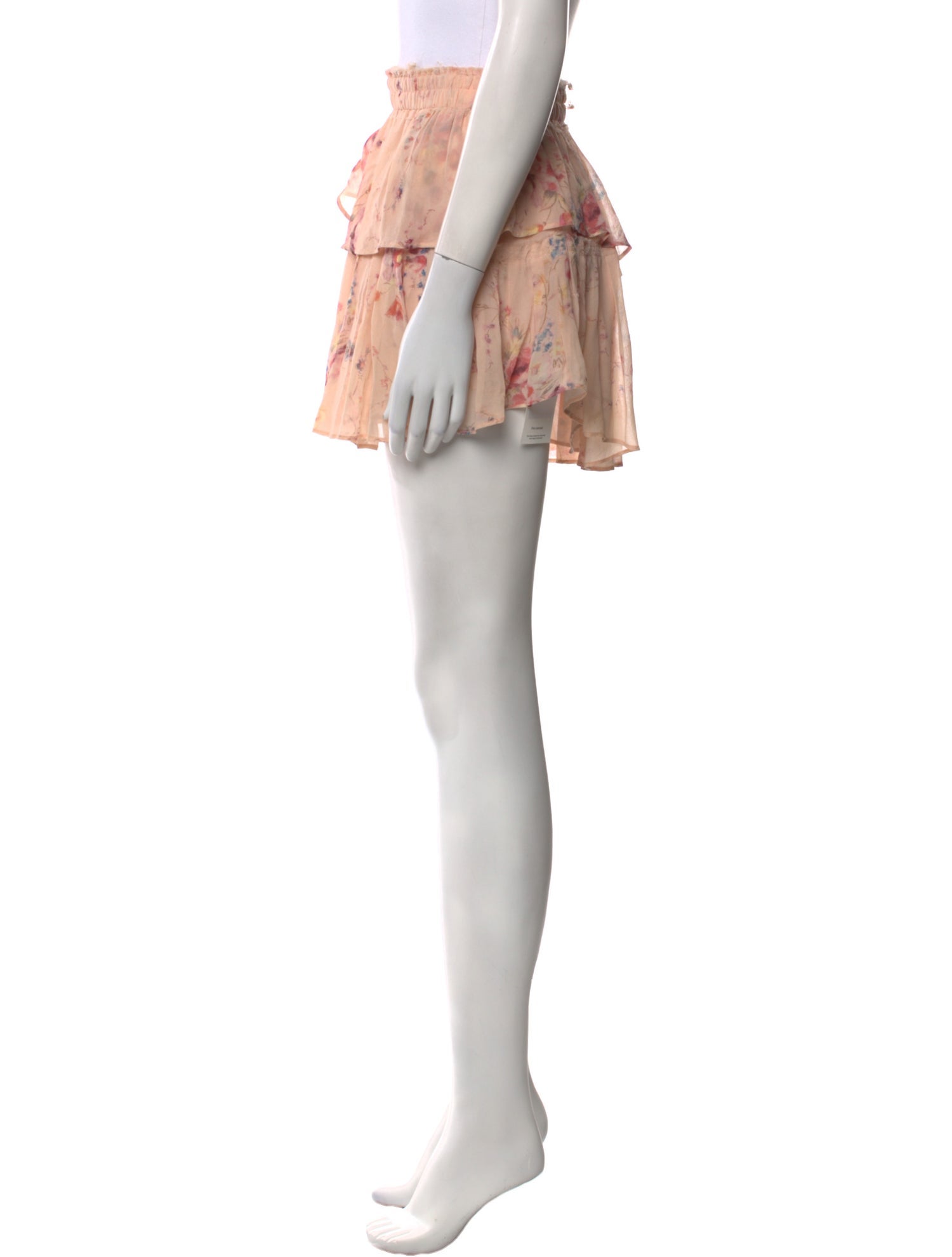 LoveShackFancy Silk Mini Skirt