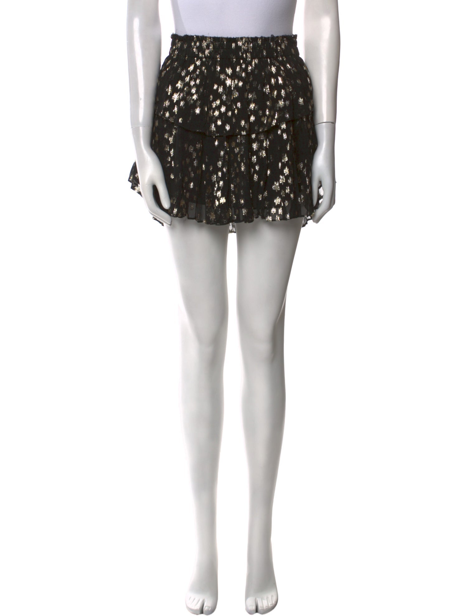 LoveShackFancy Silk Mini Skirt