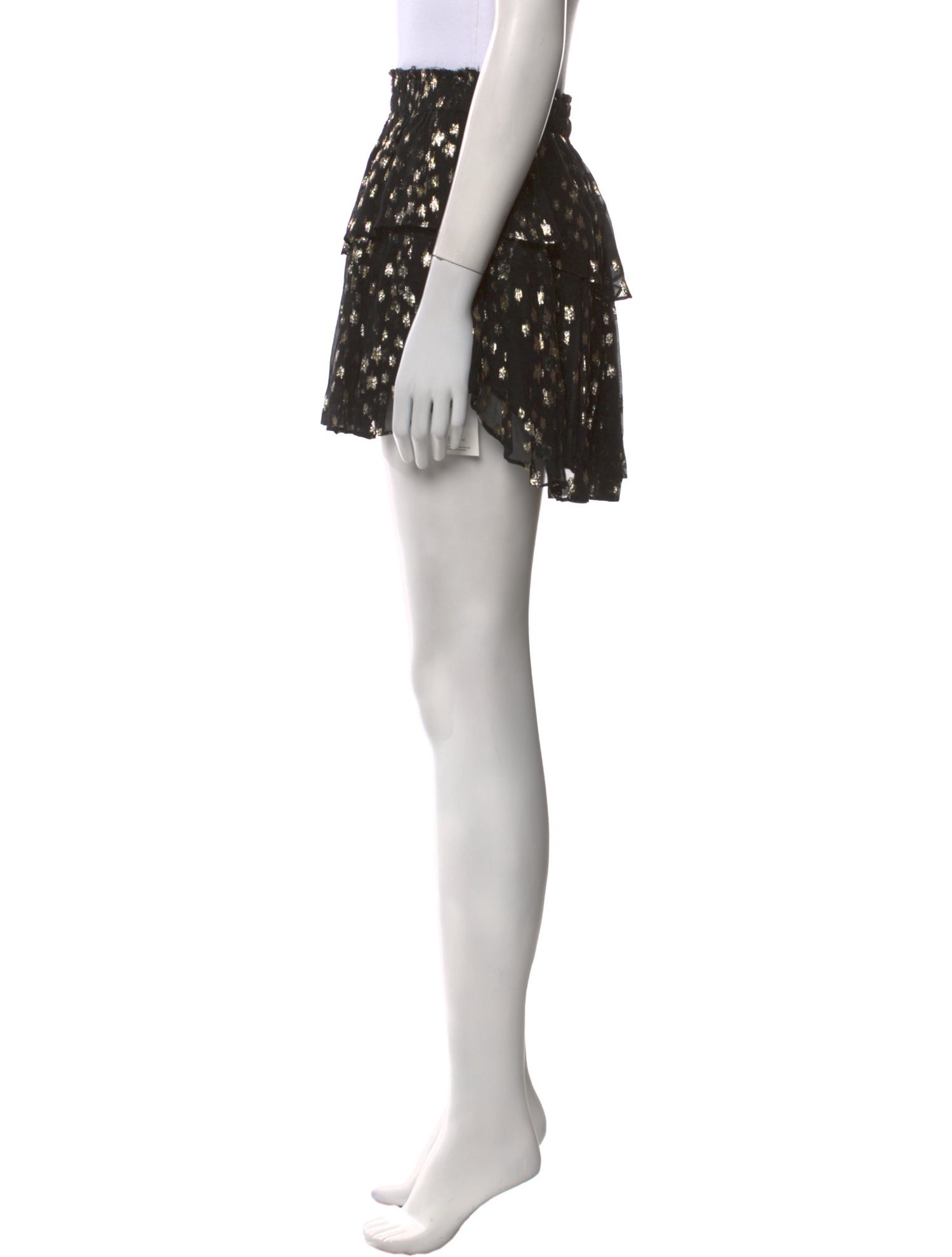 LoveShackFancy Silk Mini Skirt