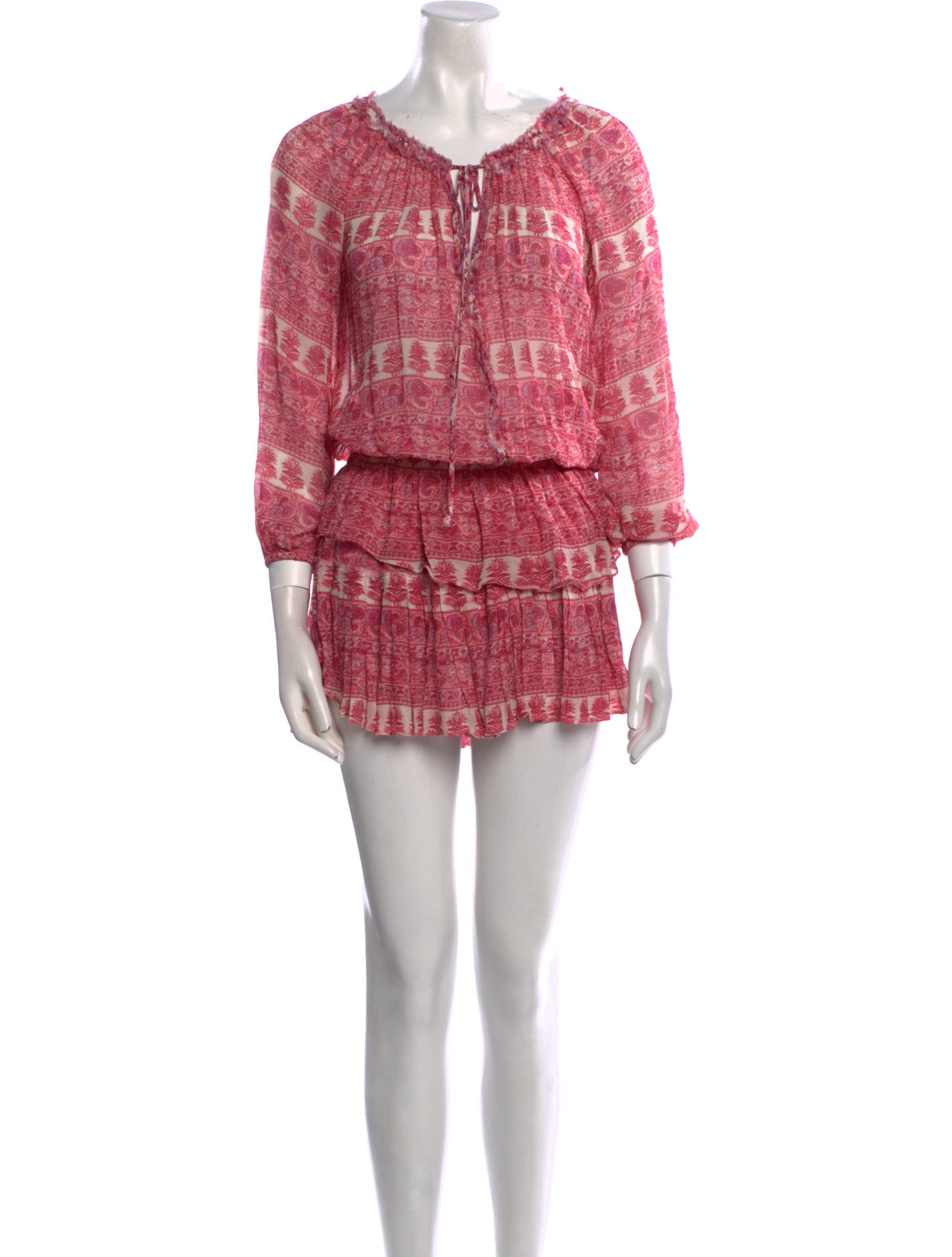 LoveShackFancy Printed Mini Dress