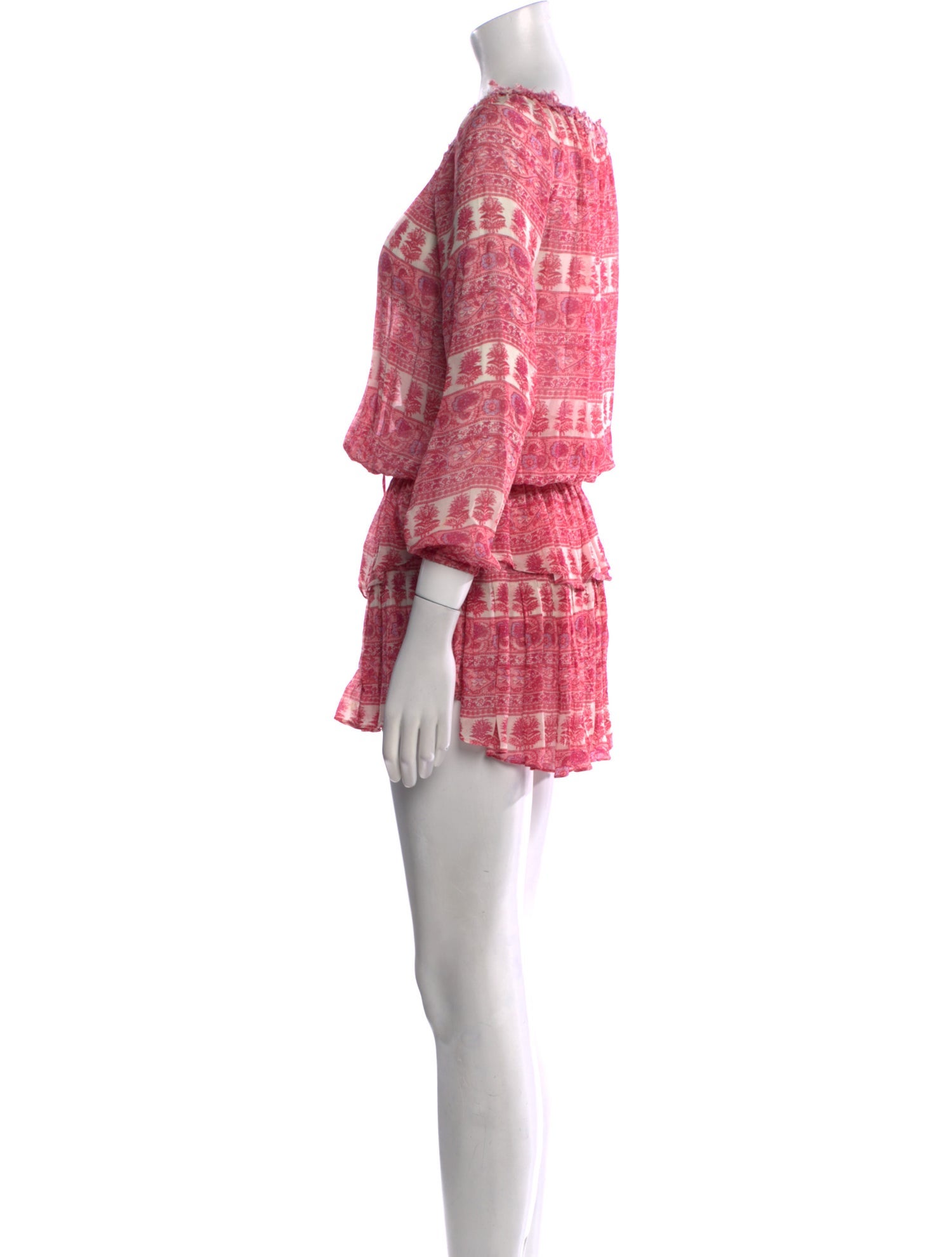 LoveShackFancy Printed Mini Dress