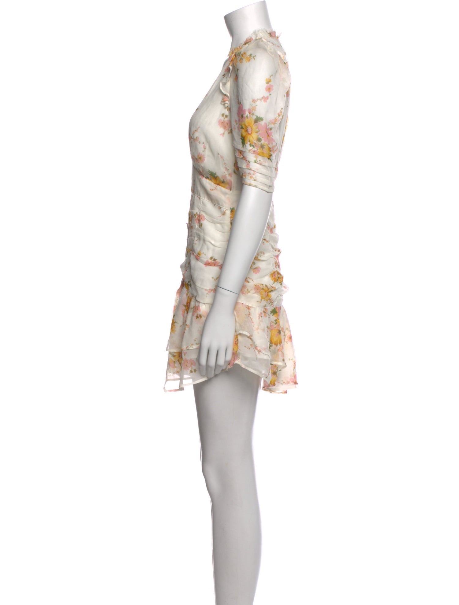 LoveShackFancy Silk Mini Dress