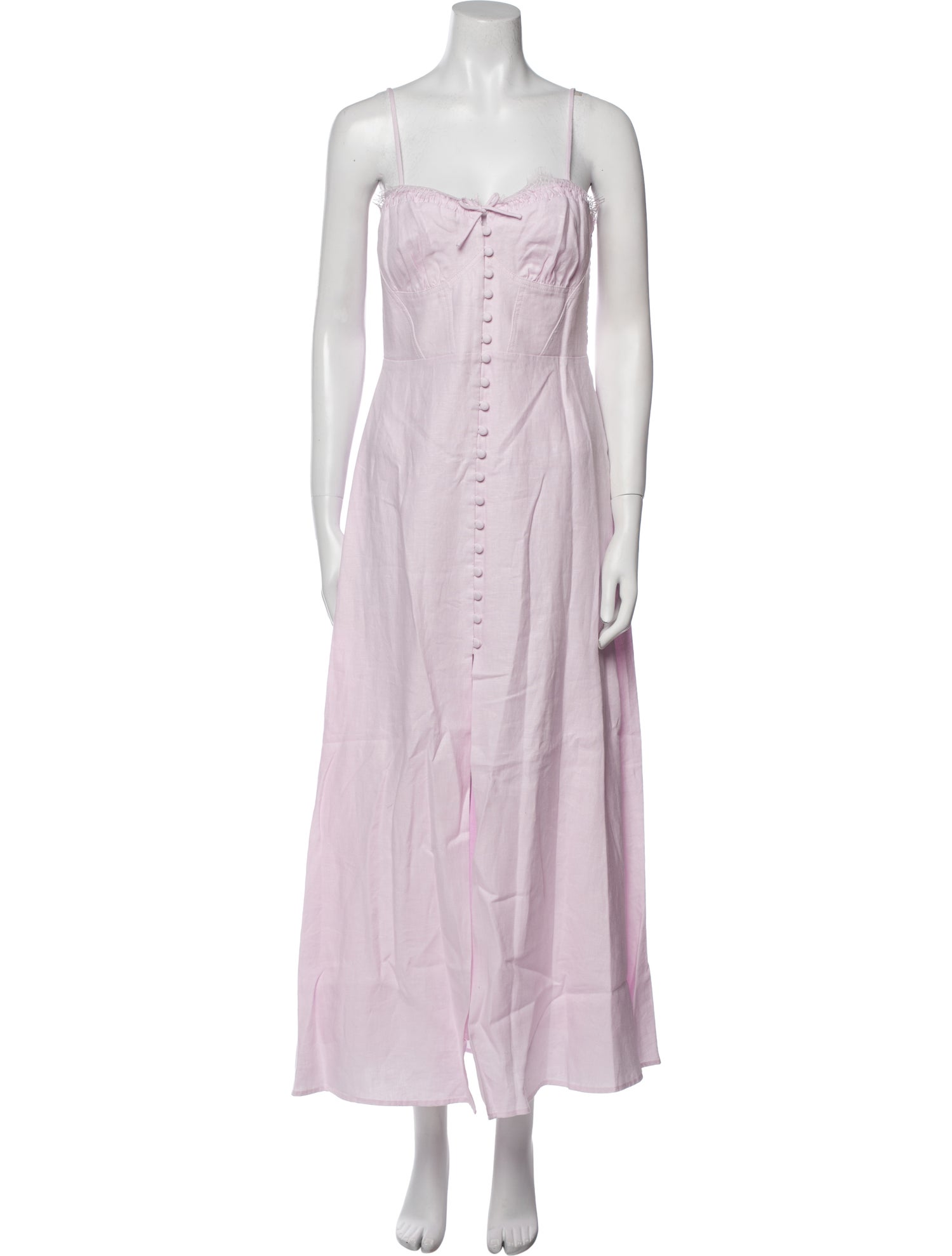 LoveShackFancy Linen Long Dress