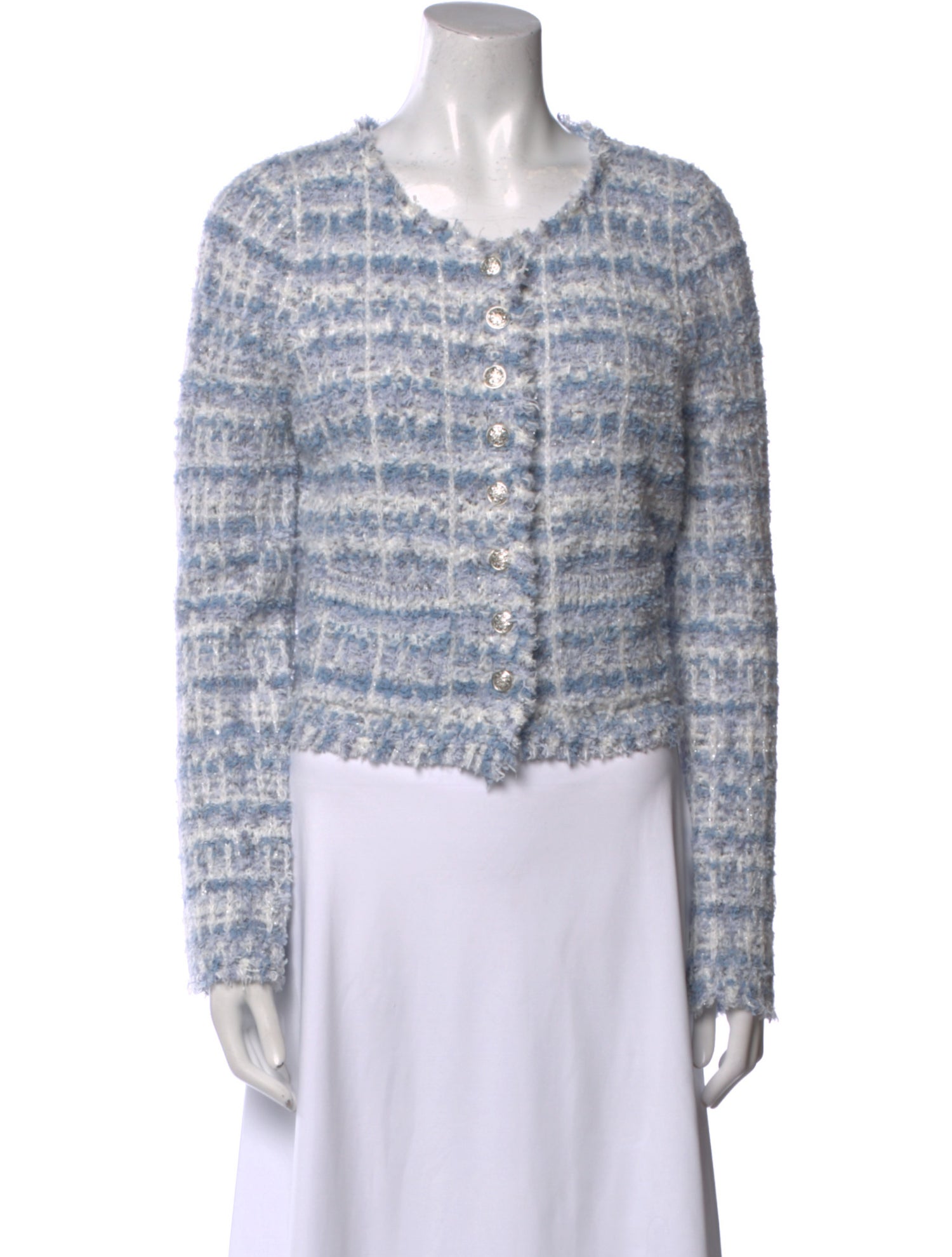 LoveShackFancy Nylon Striped Sweater