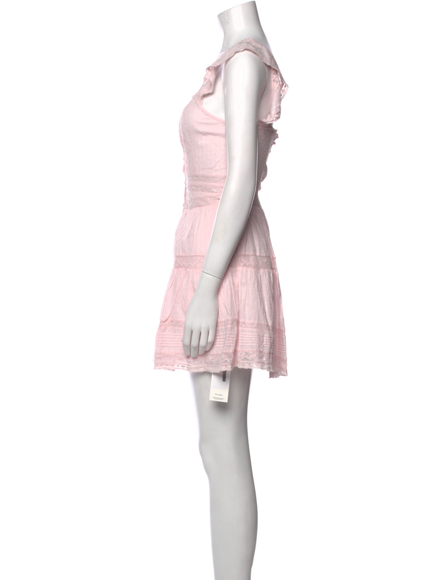 LoveShackFancy V-Neck Mini Dress w/ Tags