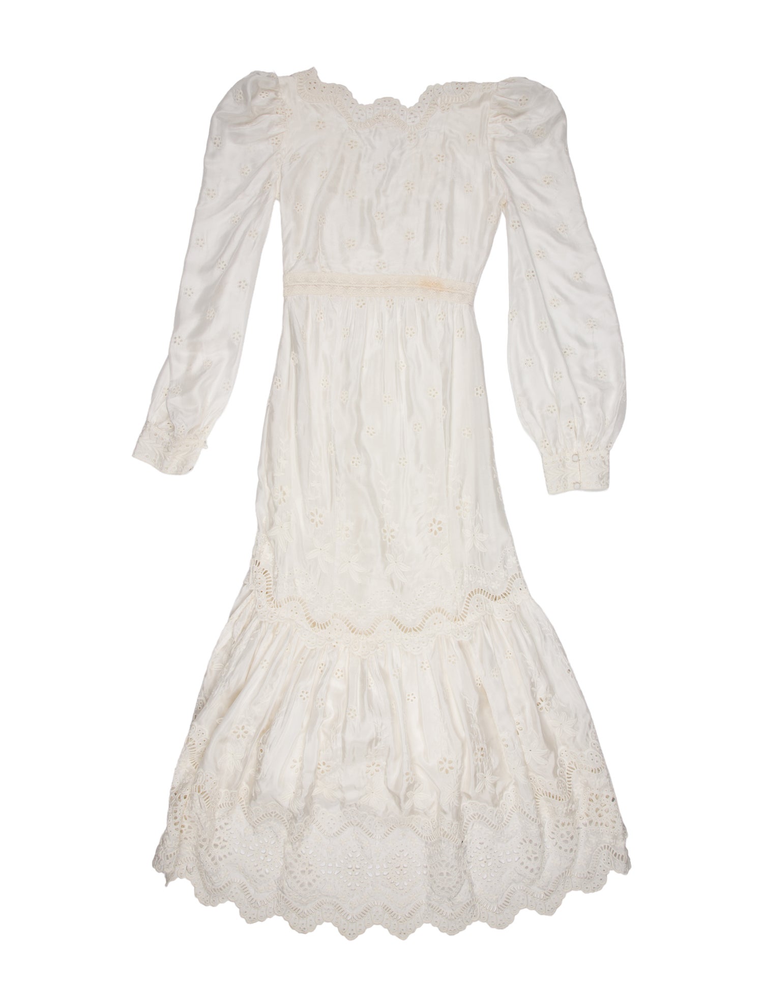 LoveShackFancy Silk Midi Length Dress