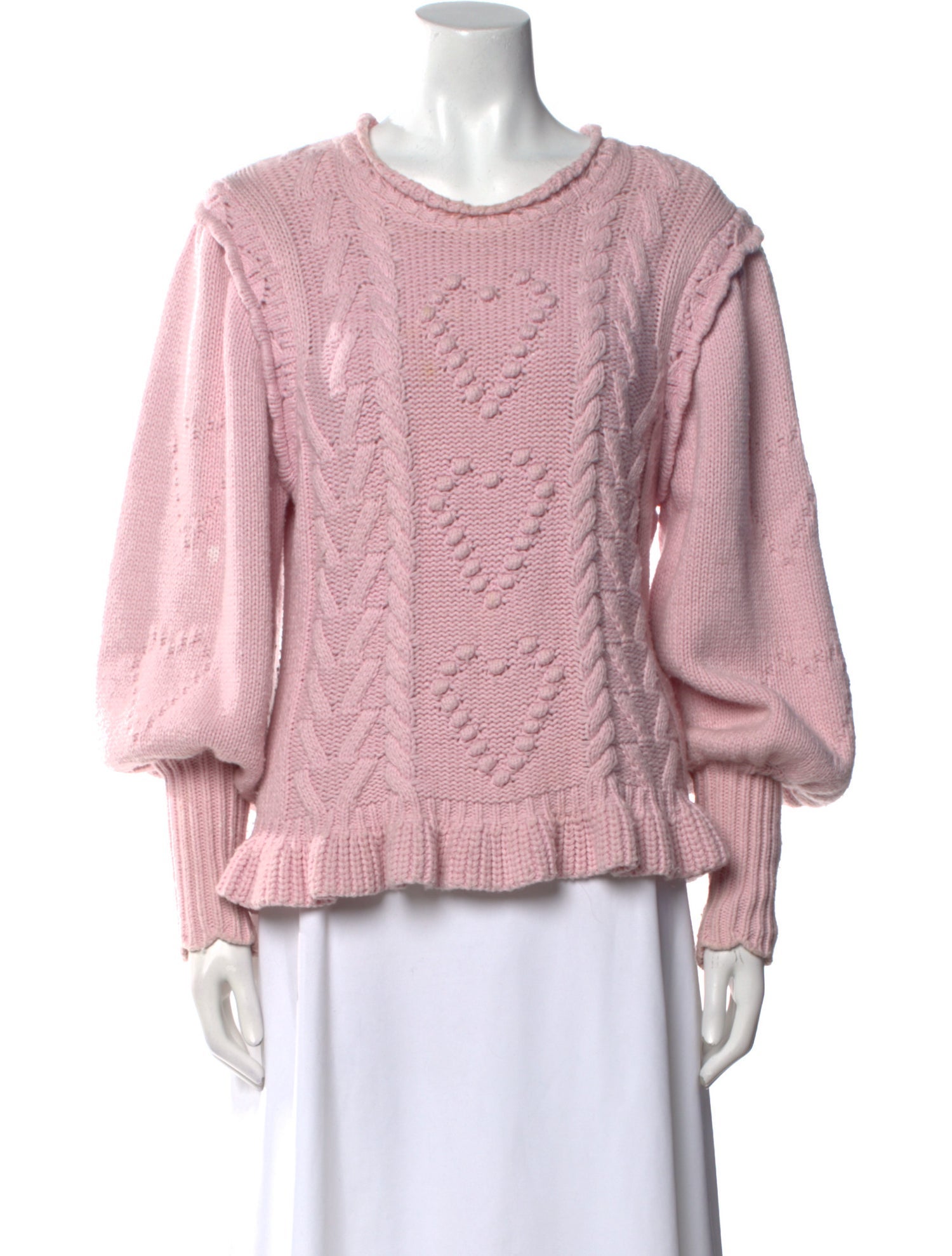 LoveShackFancy Scoop Neck Sweater