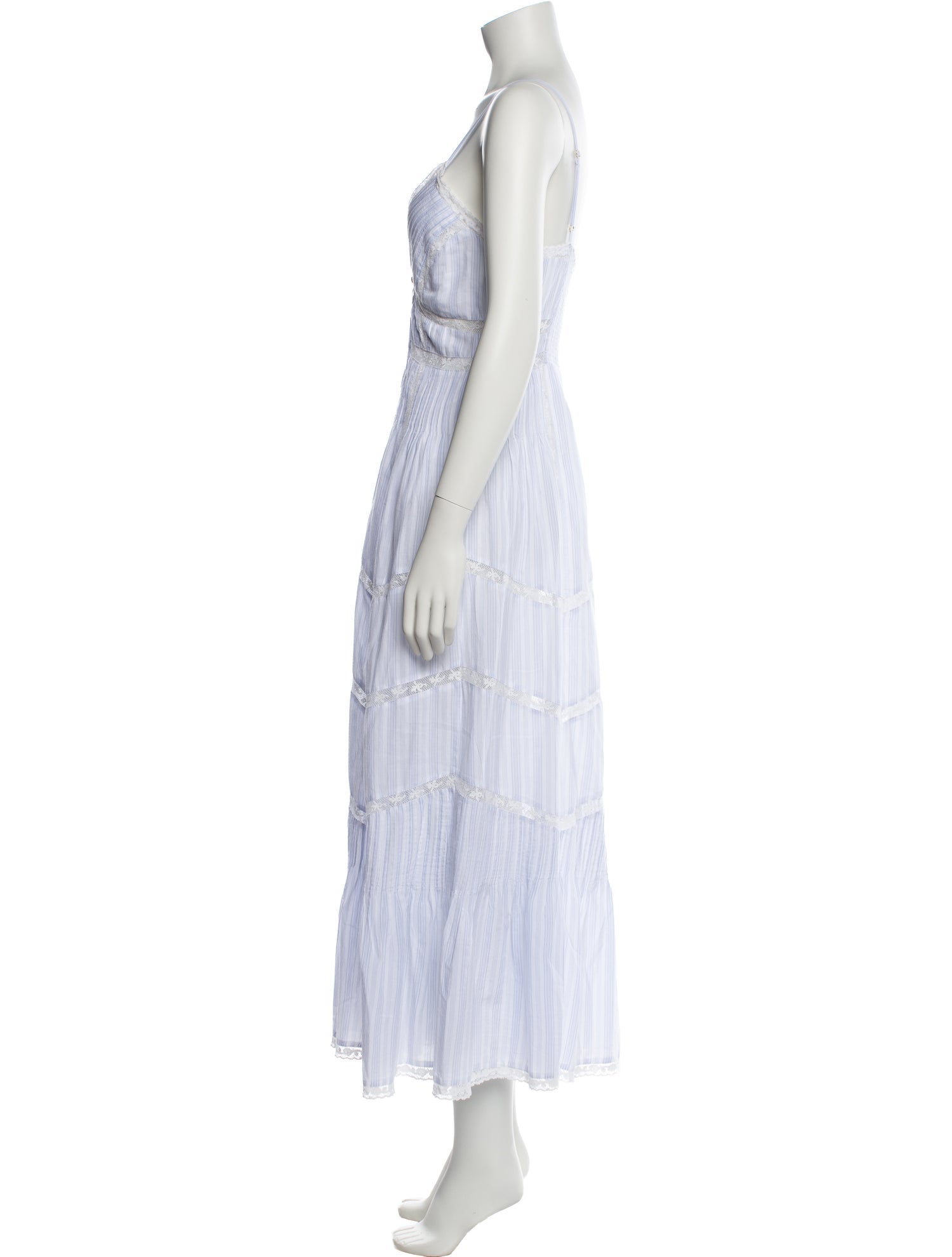 LoveShackFancy Striped Long Dress