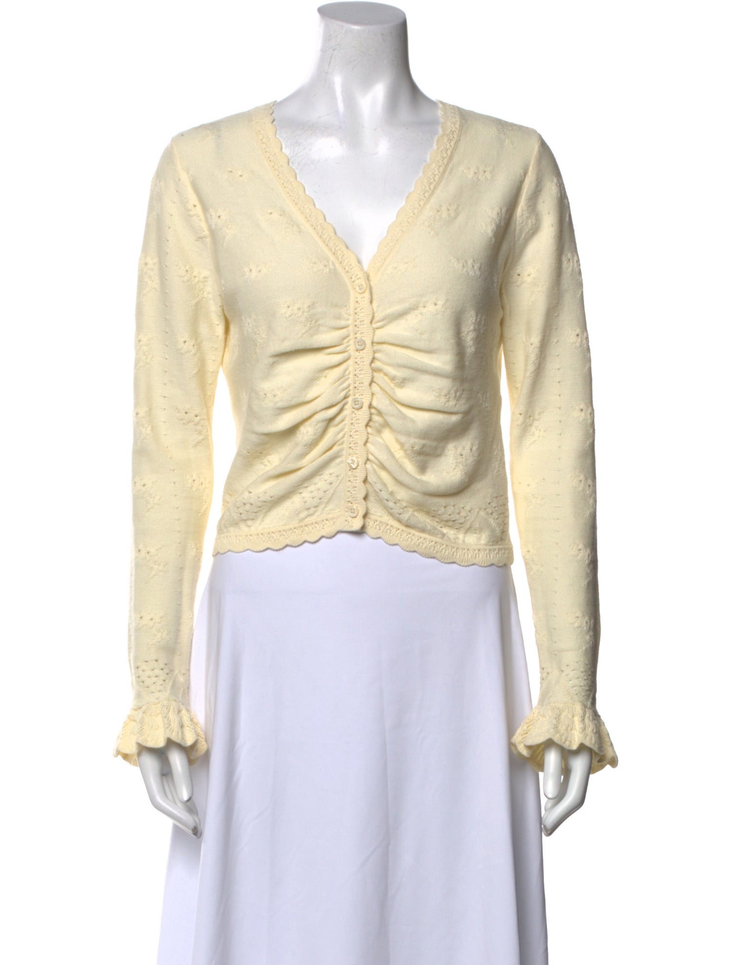 LoveShackFancy V-Neck Sweater