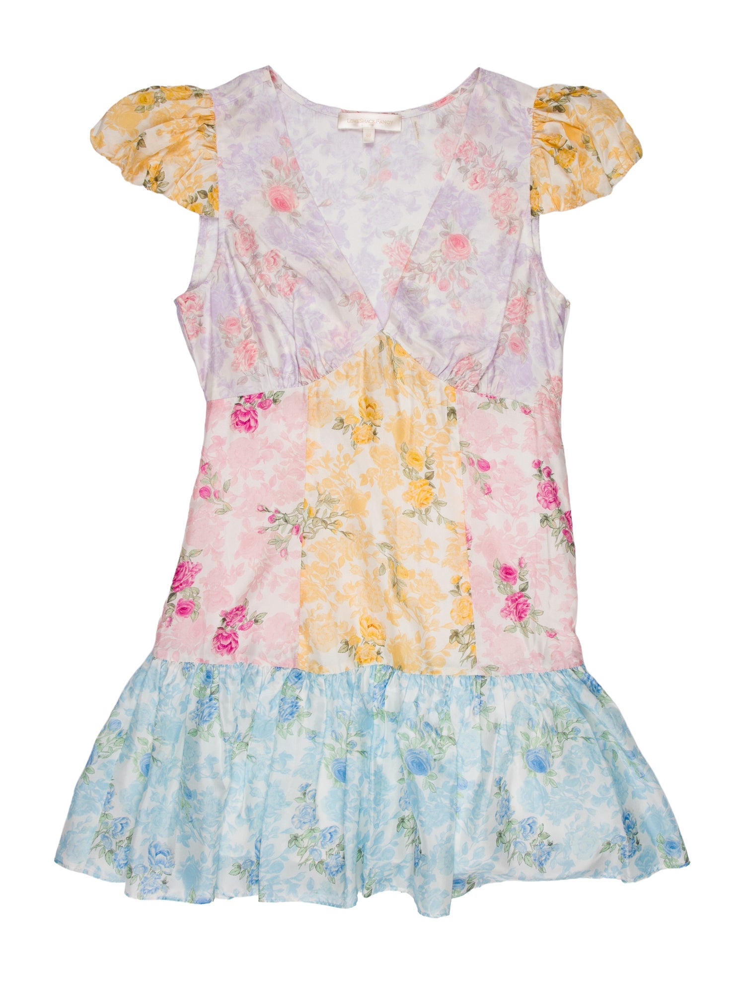 LoveShackFancy Silk Mini Dress