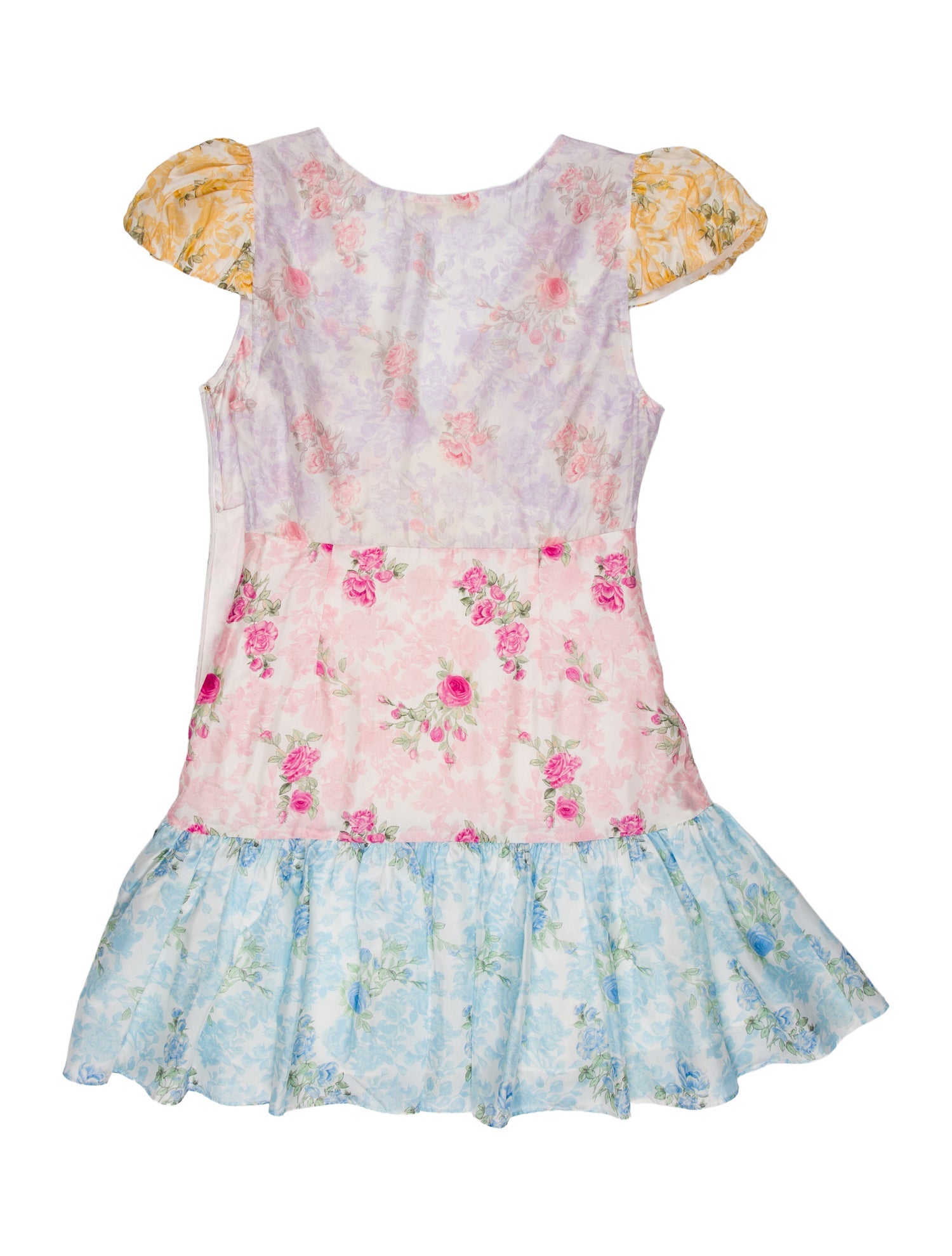 LoveShackFancy Silk Mini Dress