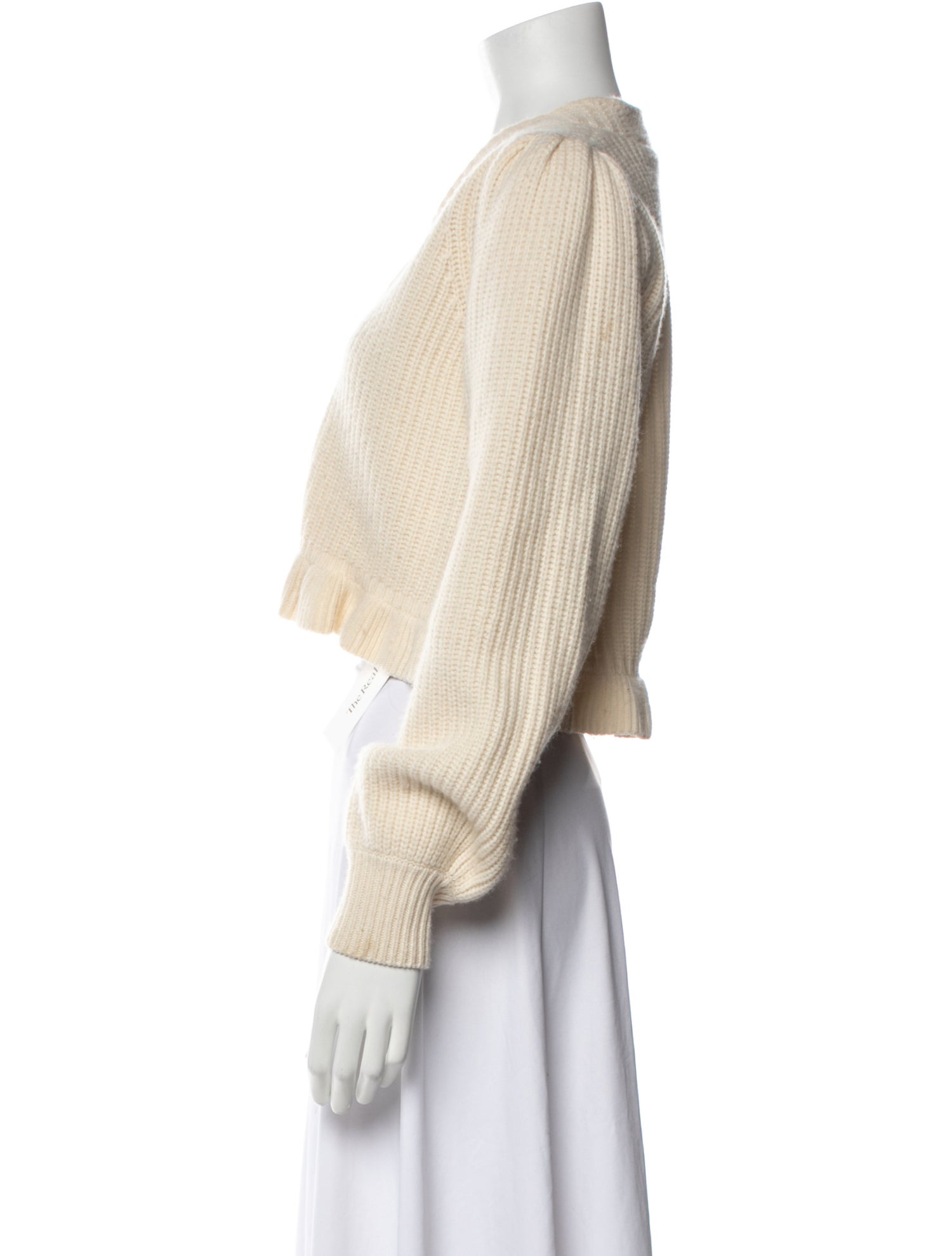 LoveShackFancy Wool V-Neck Sweater