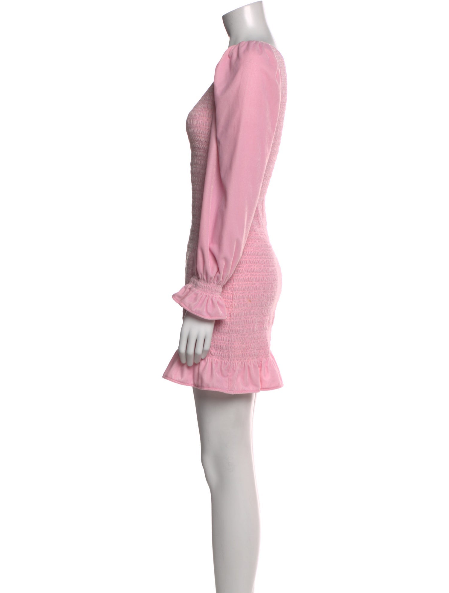 LoveShackFancy Square Neckline Mini Dress