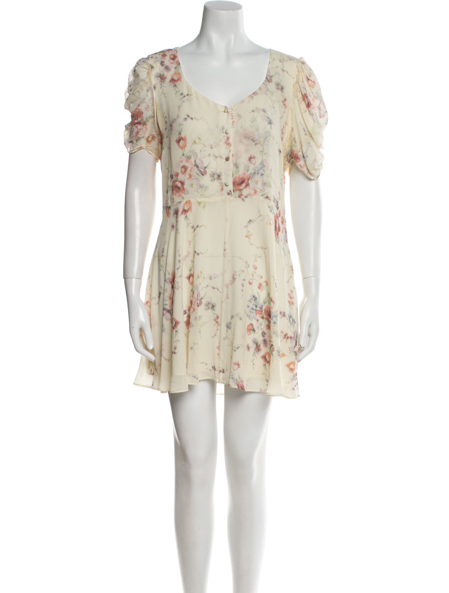 LoveShackFancy Silk Mini Dress