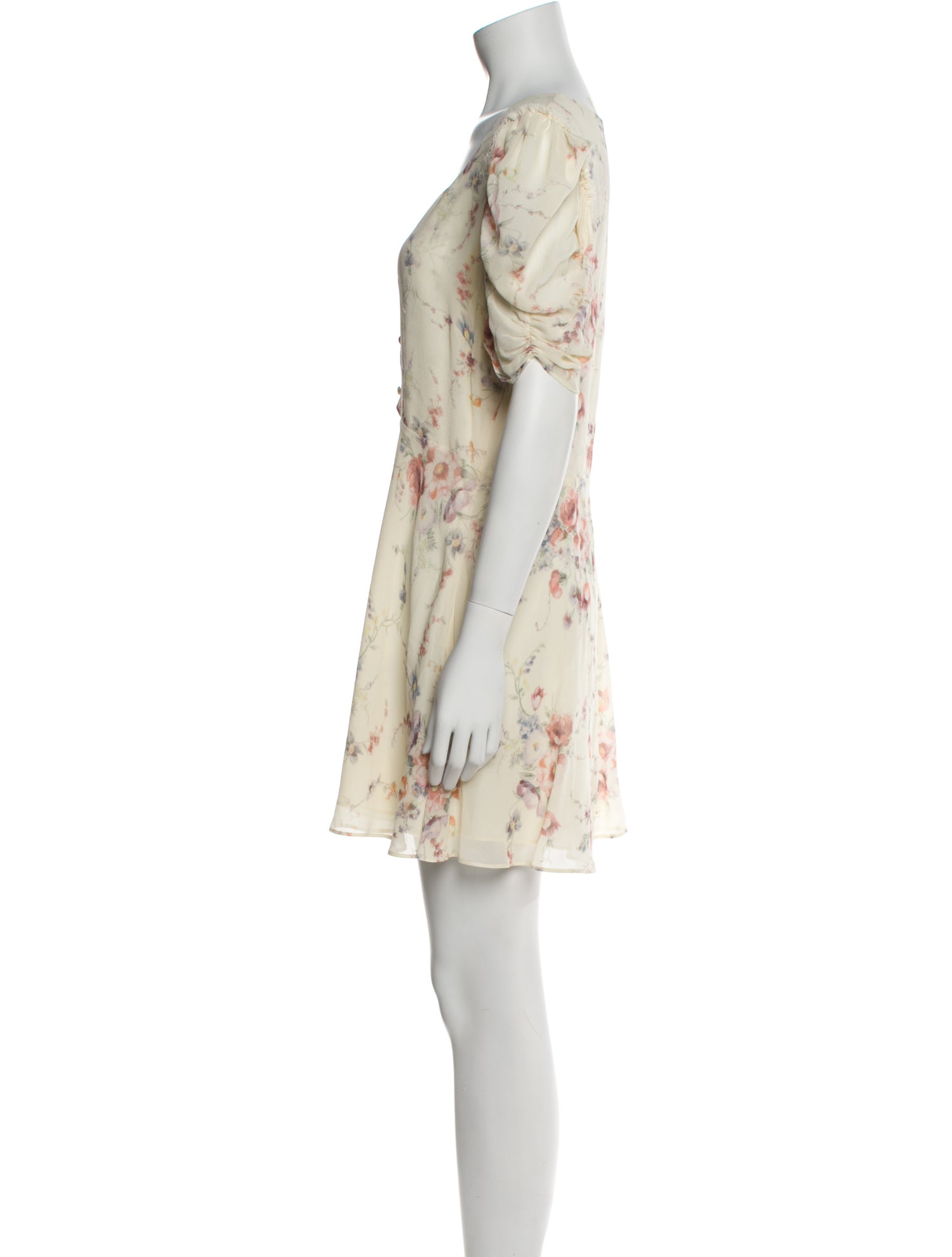 LoveShackFancy Silk Mini Dress