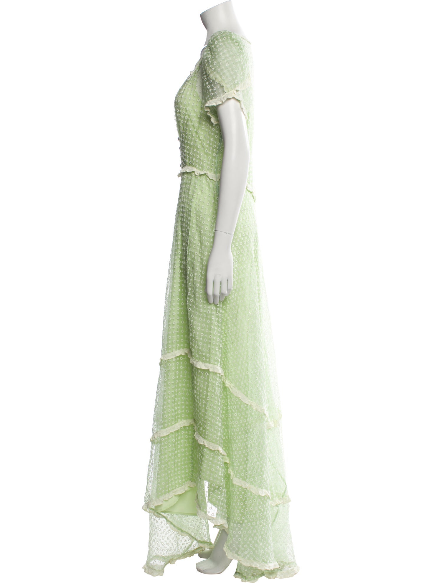 LoveShackFancy Silk Long Dress