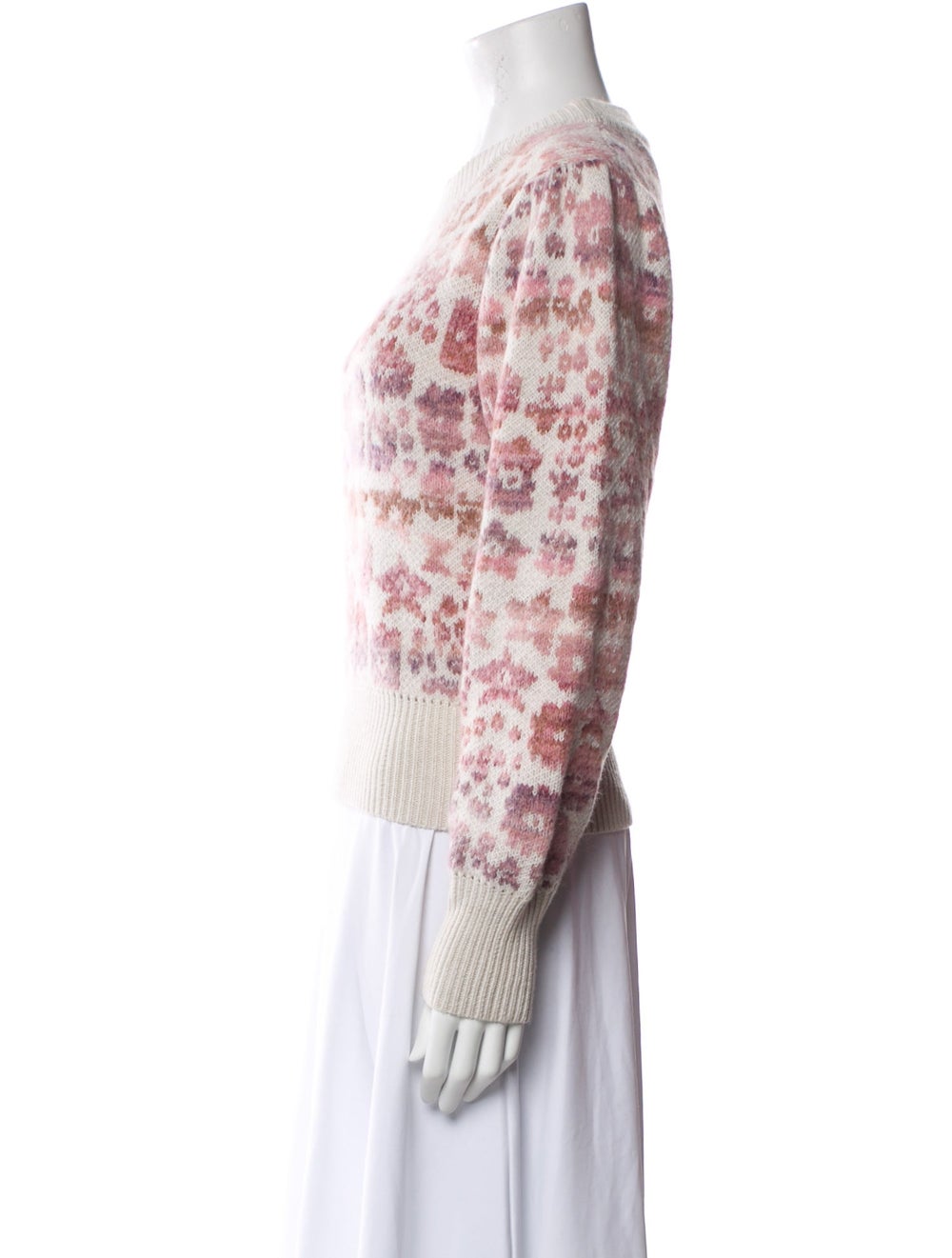 LoveShackFancy Pullover Neutrals Printed Long Sle… - image 2