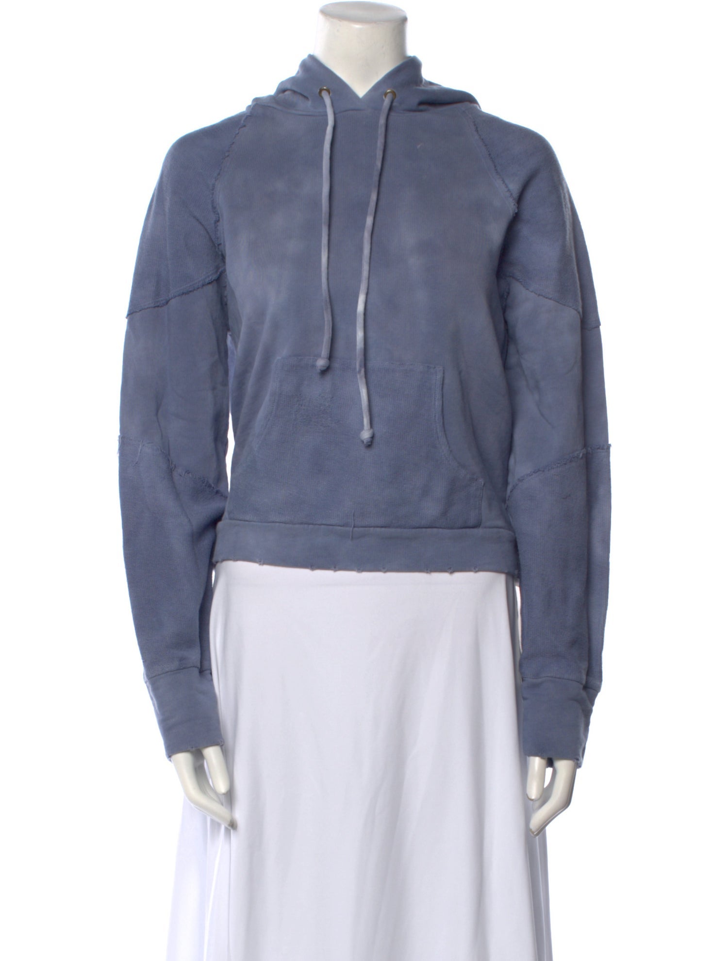 LoveShackFancy V-Neck Long Sleeve Sweatshirt