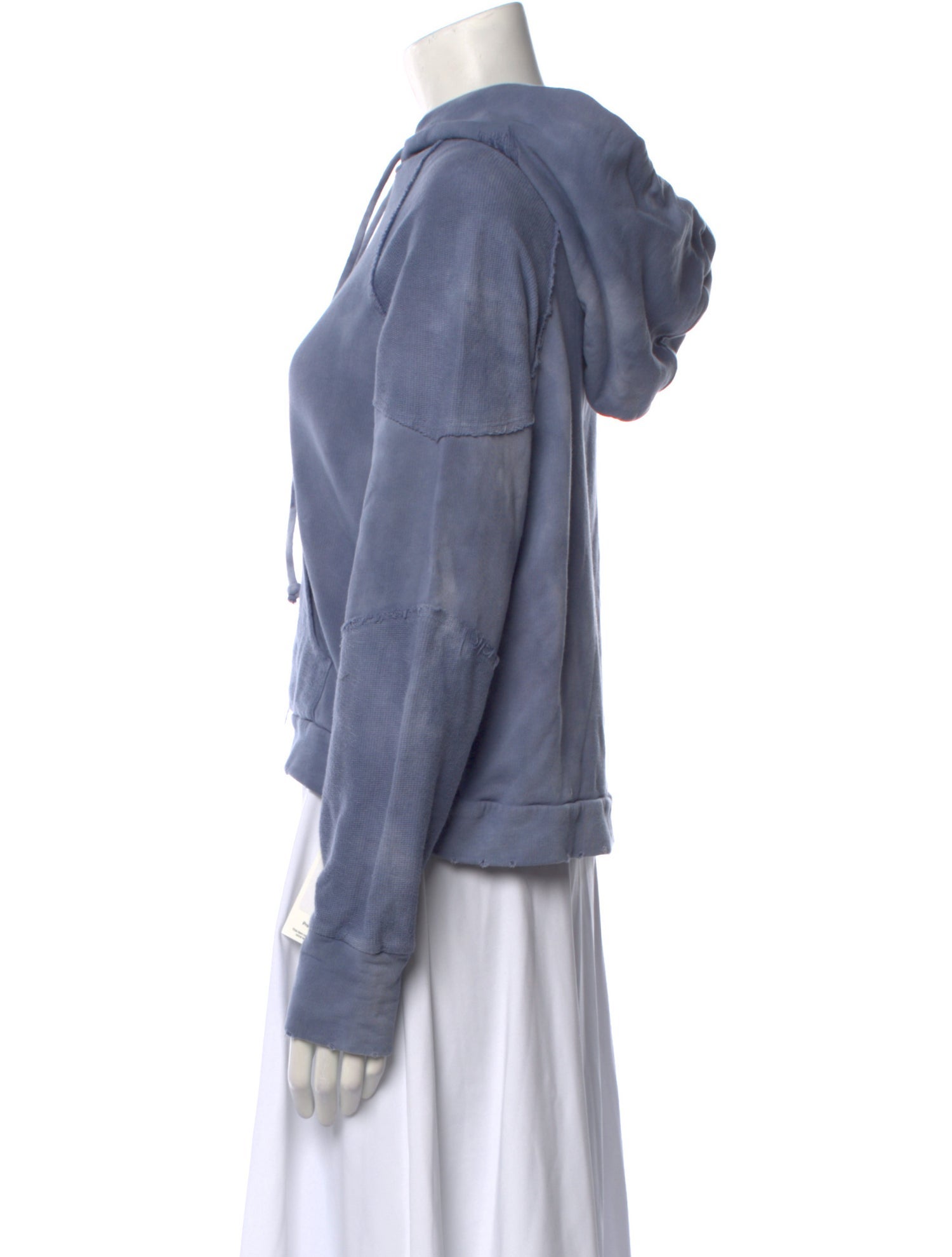 LoveShackFancy V-Neck Long Sleeve Sweatshirt