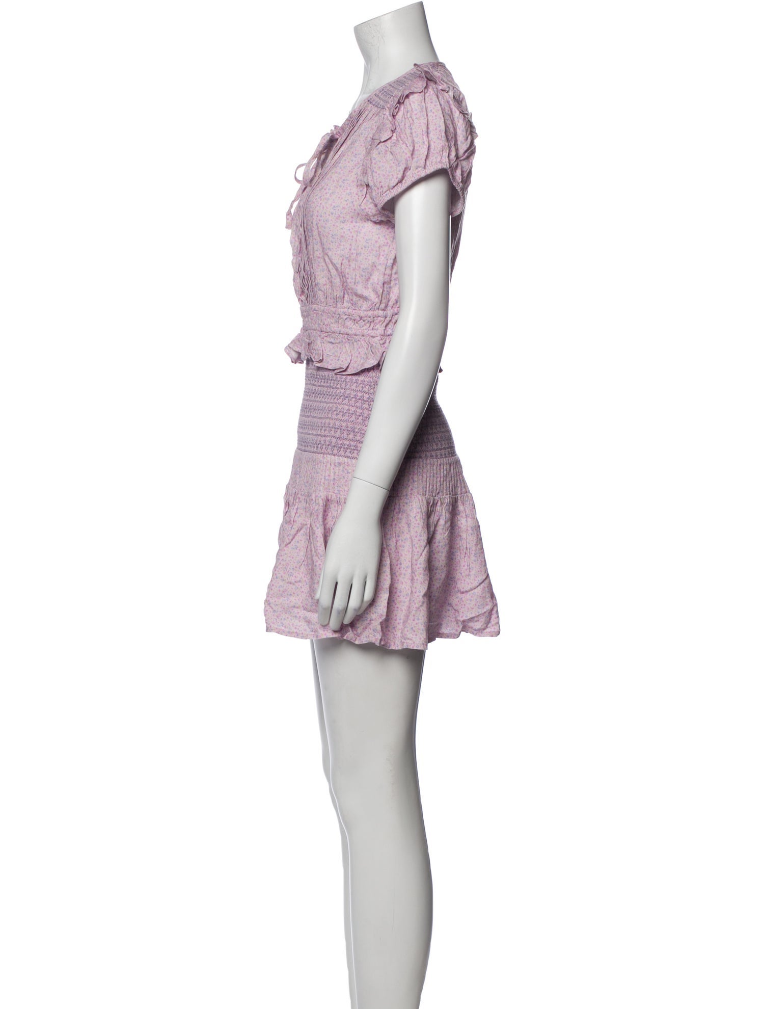 LoveShackFancy Printed Mini Dress