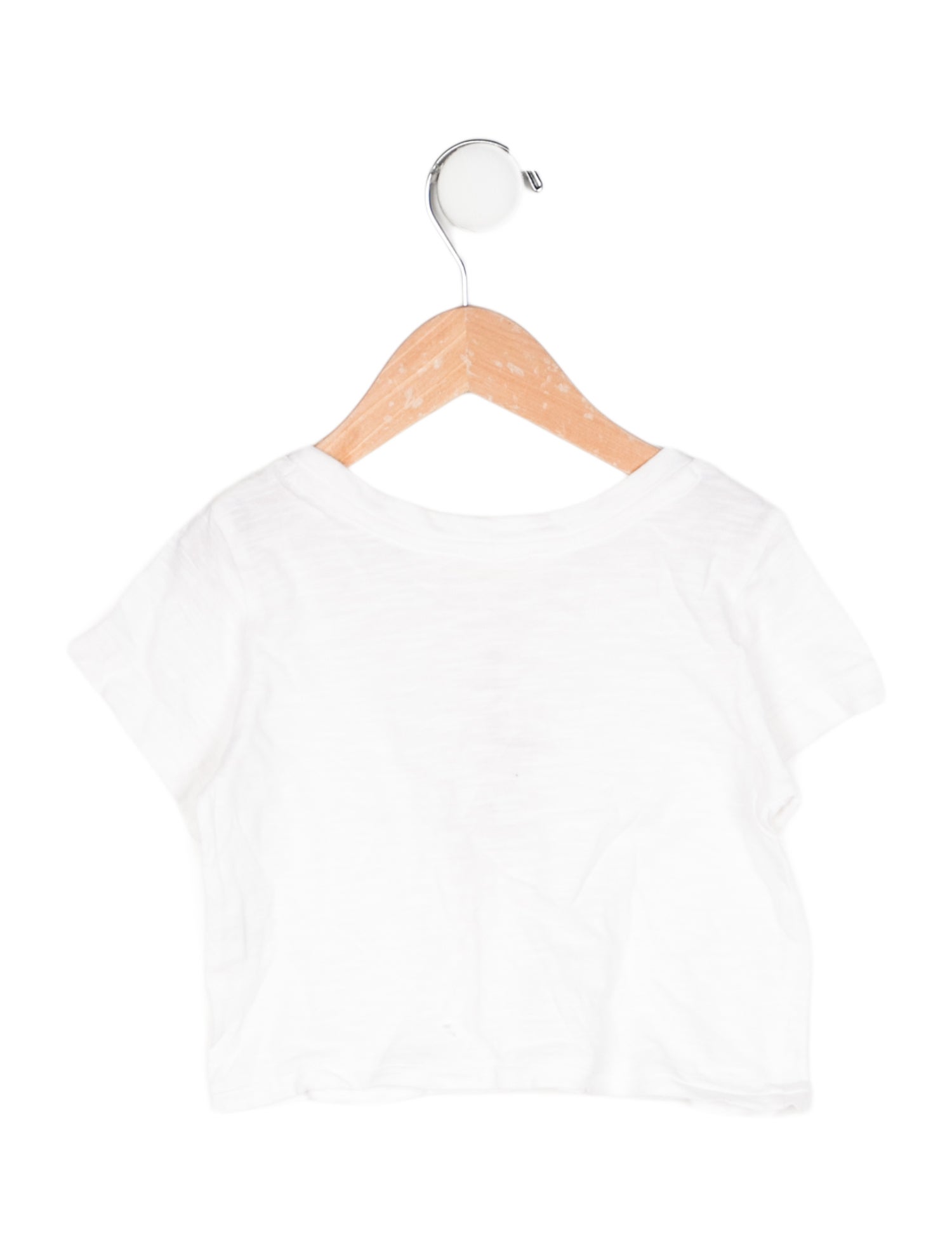 LoveShackFancy Solid Short Sleeve Top