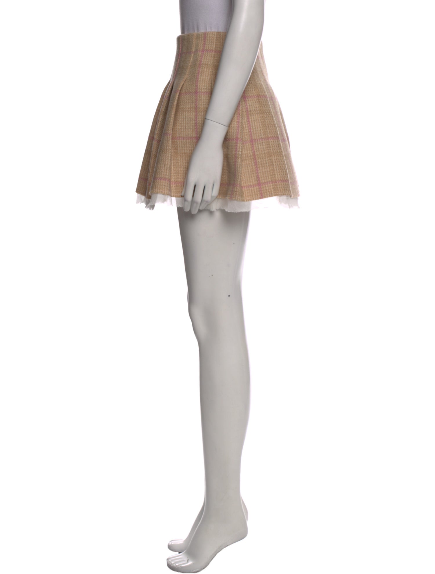 LoveShackFancy Virgin Wool Mini Skirt w/ Tags