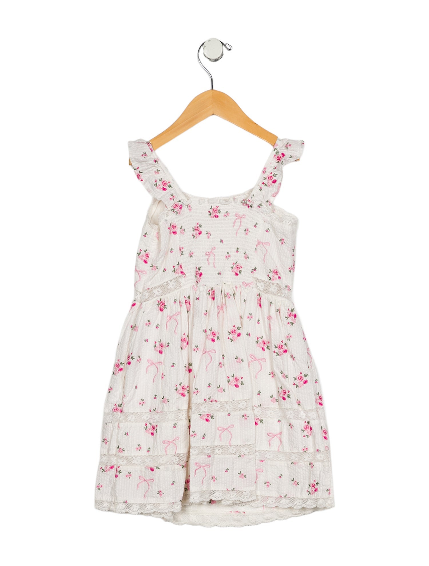 LoveShackFancy Toddler Girls' Sleeveless Embroidered Dress