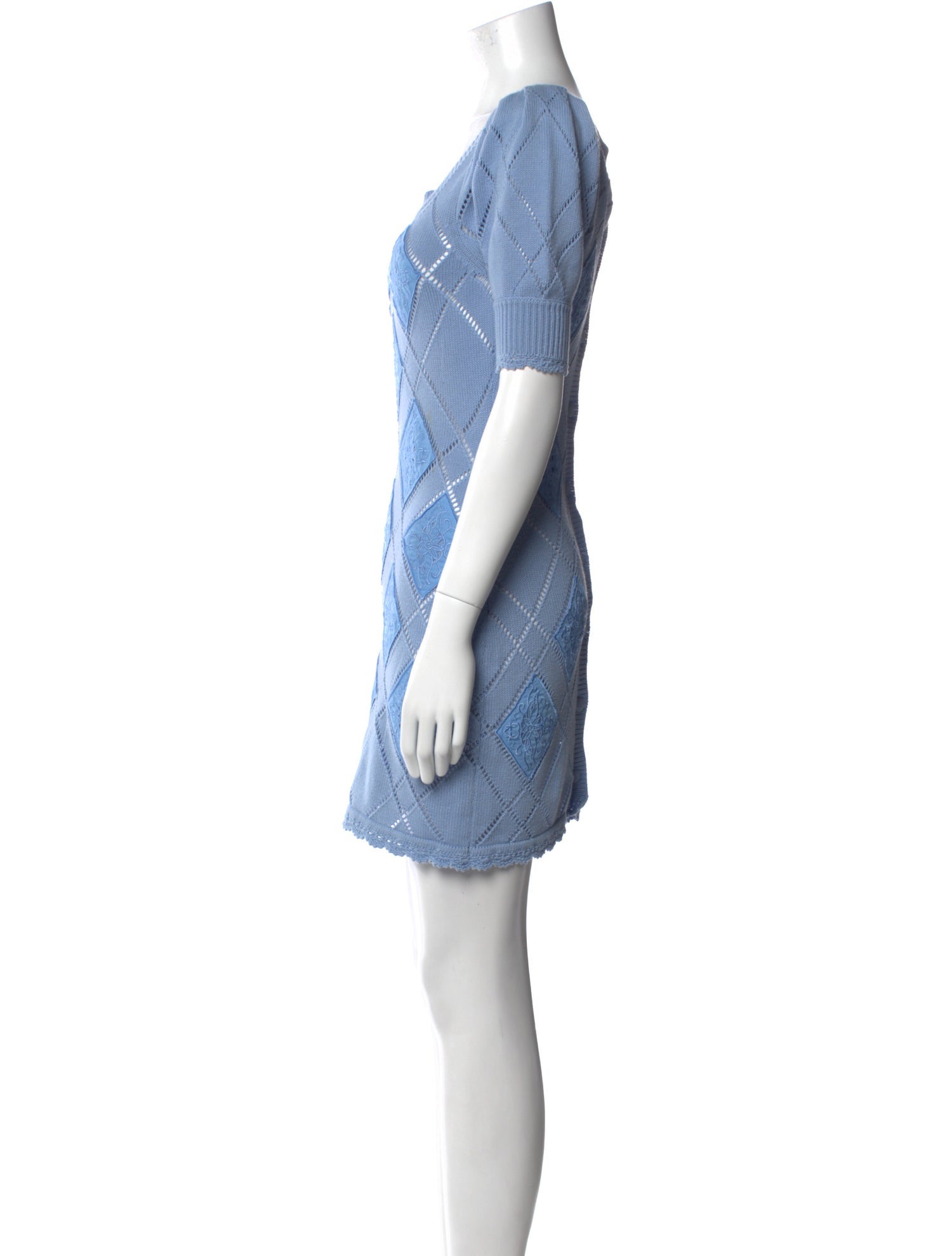 LoveShackFancy Plaid Print Mini Dress