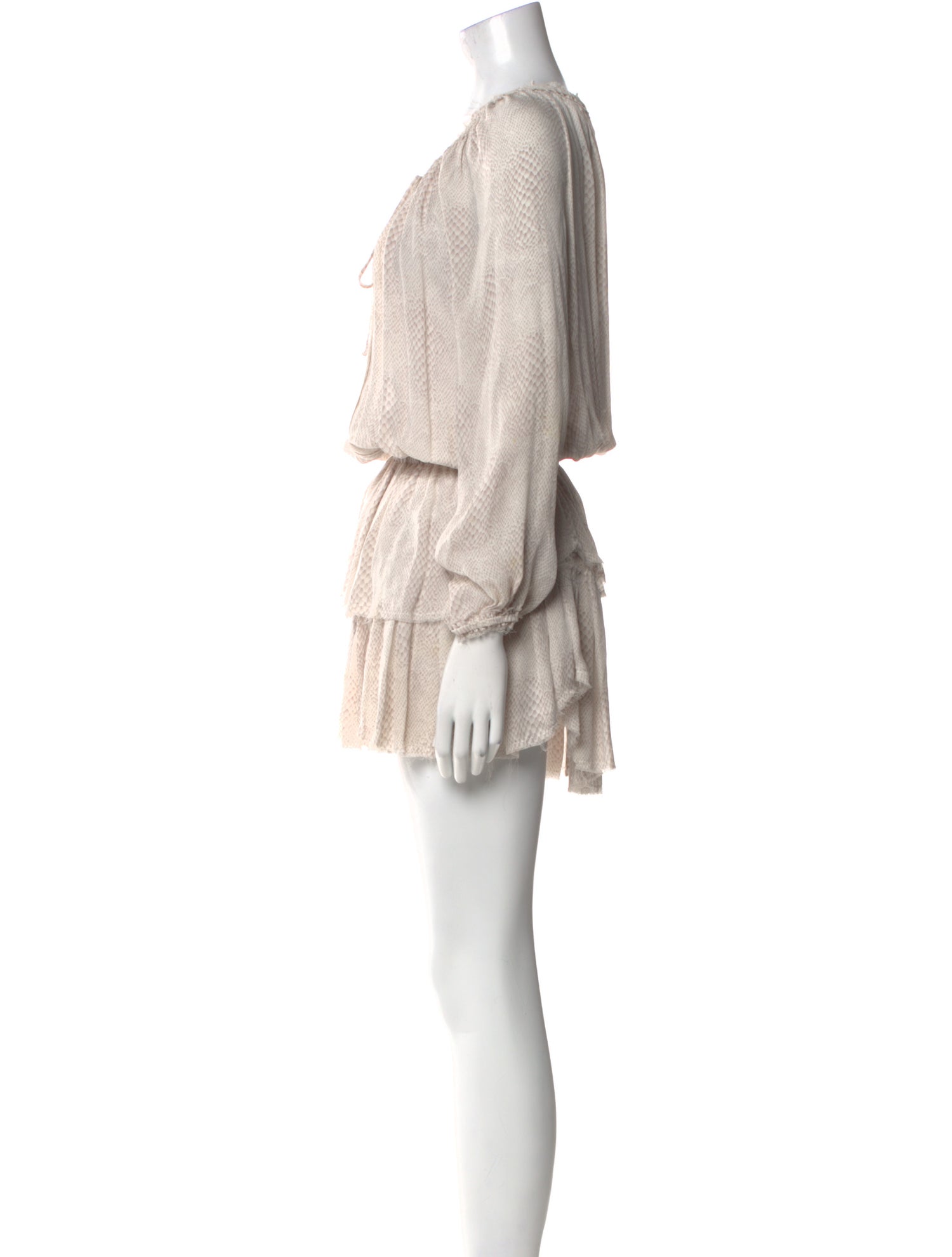 LoveShackFancy Silk Knee-Length Dress