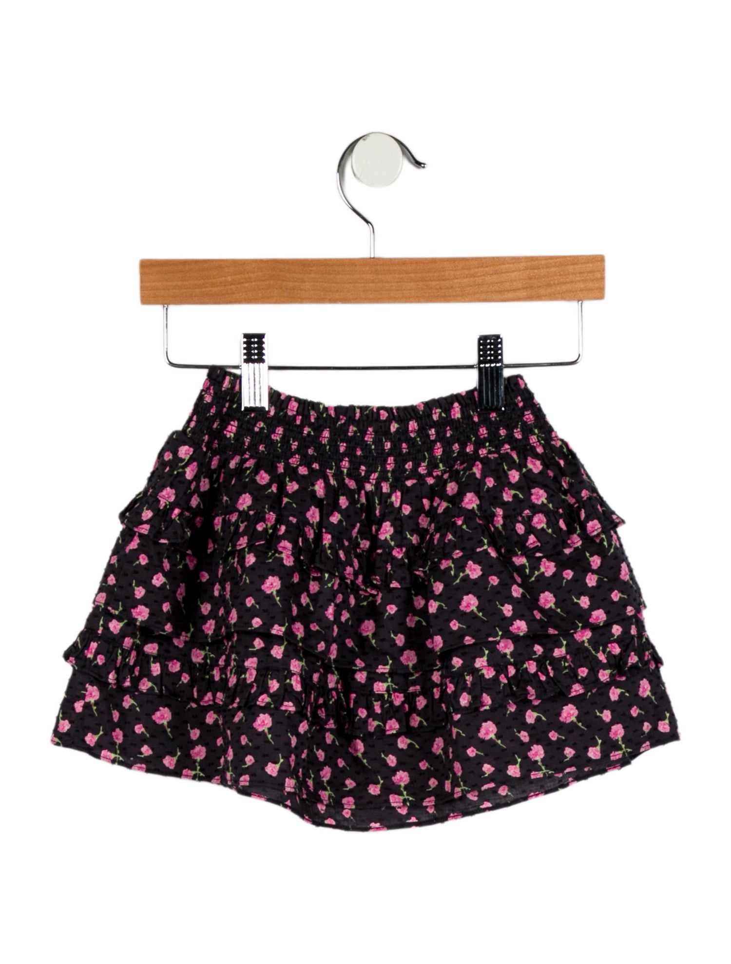 LoveShackFancy Toddler Girls' Floral Printed Mini Skirt