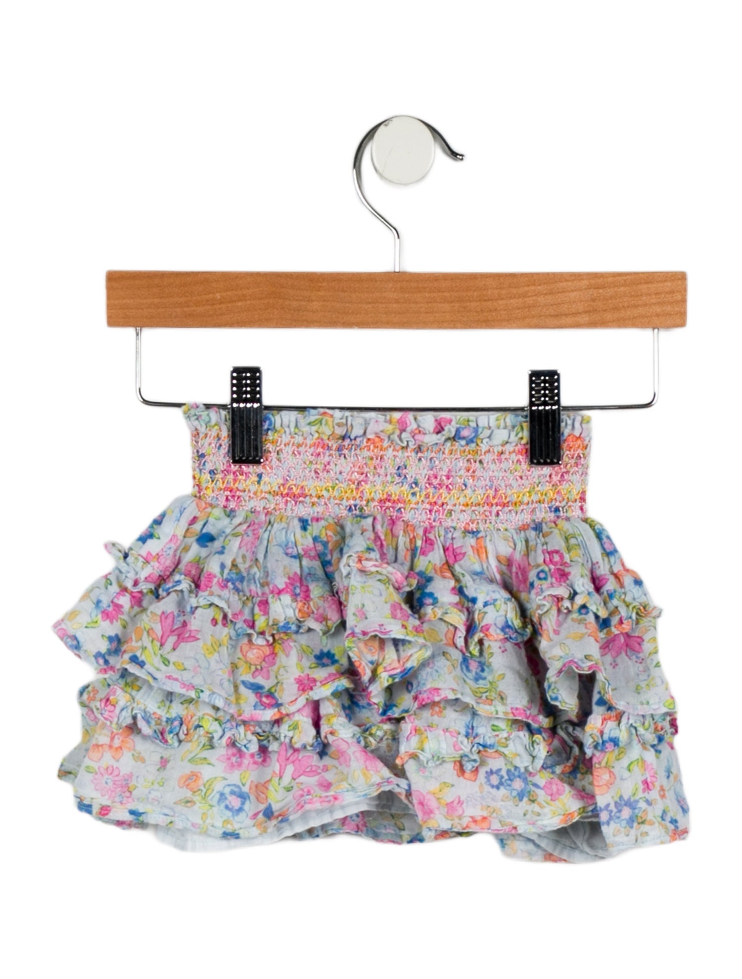 LoveShackFancy Toddler Girls' Floral Printed Mini Skirt