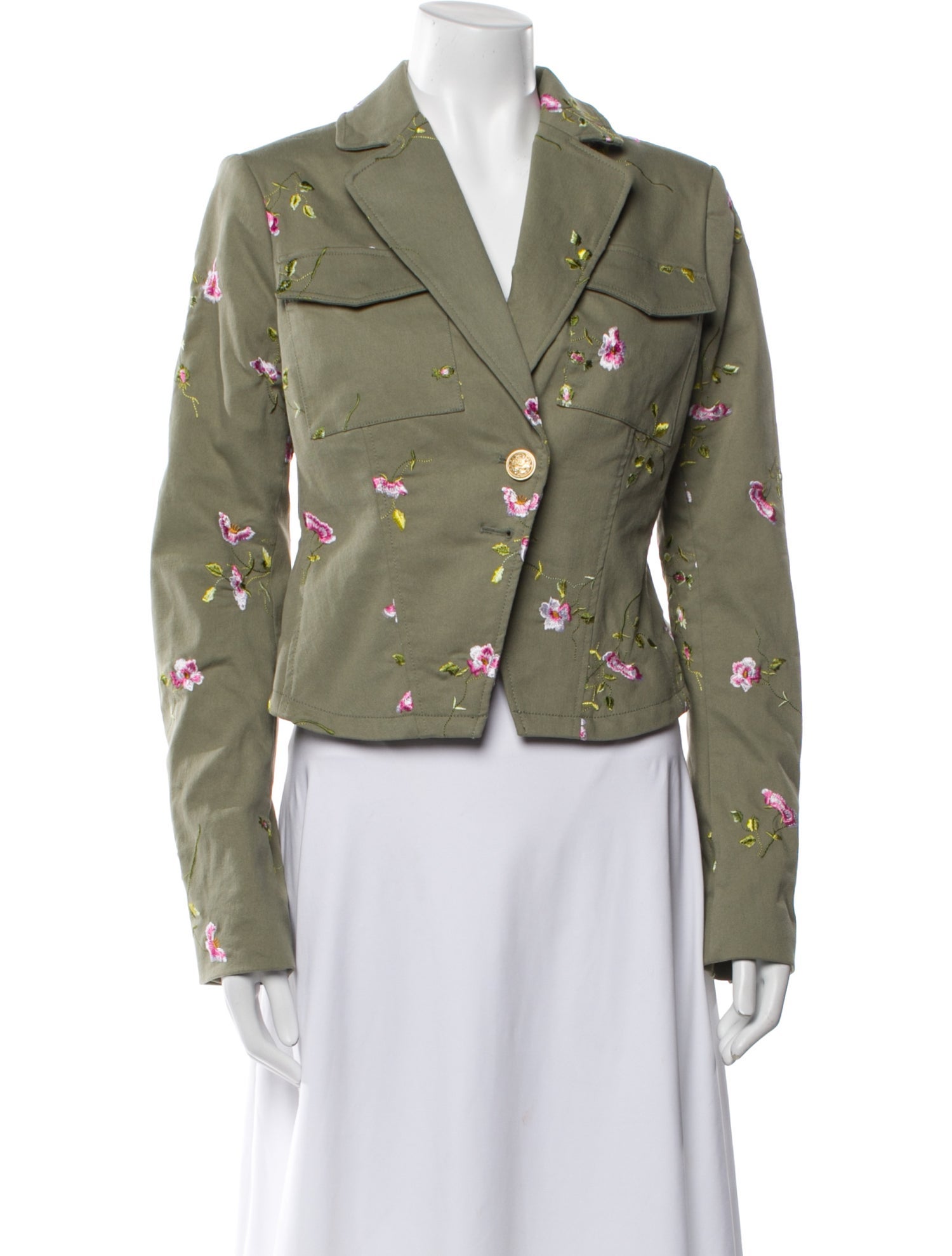 LoveShackFancy Floral Print Blazer