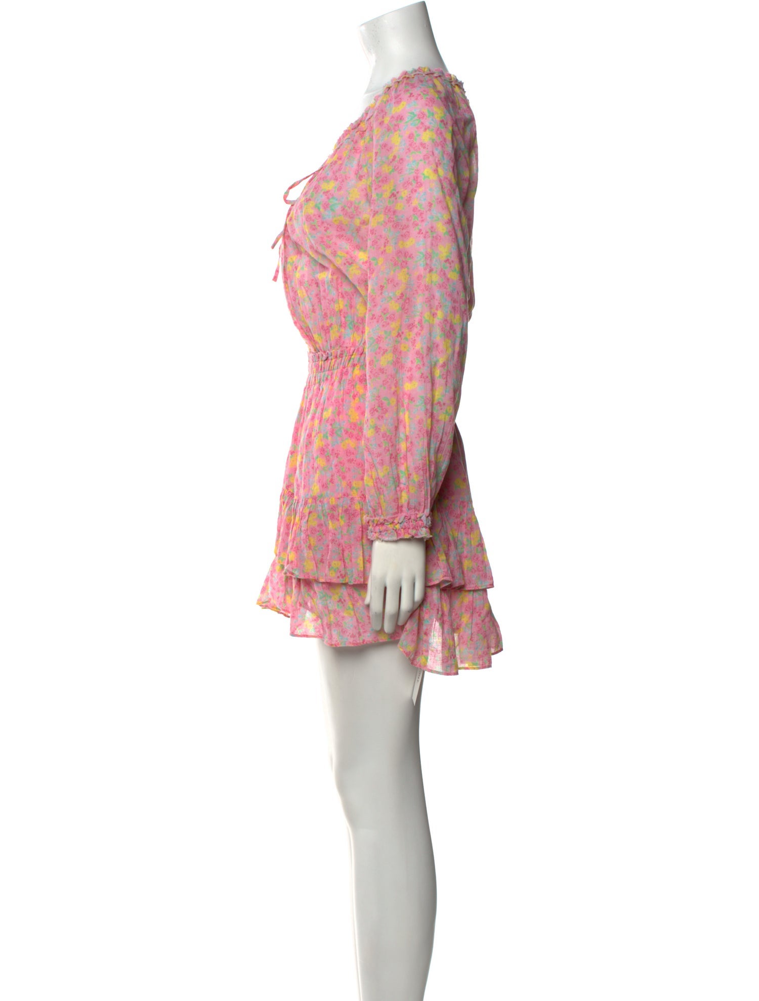 LoveShackFancy Printed Mini Dress