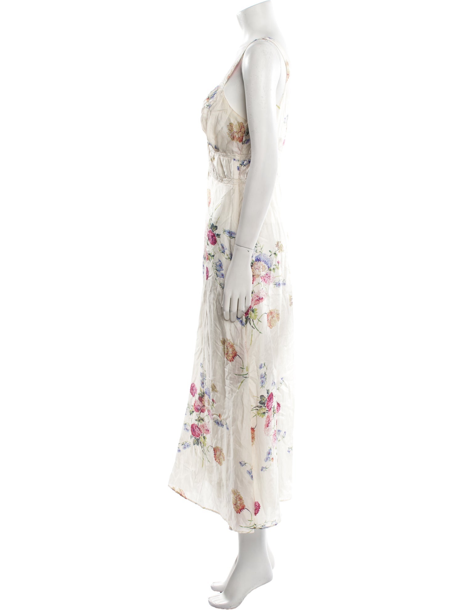 LoveShackFancy Silk Long Dress