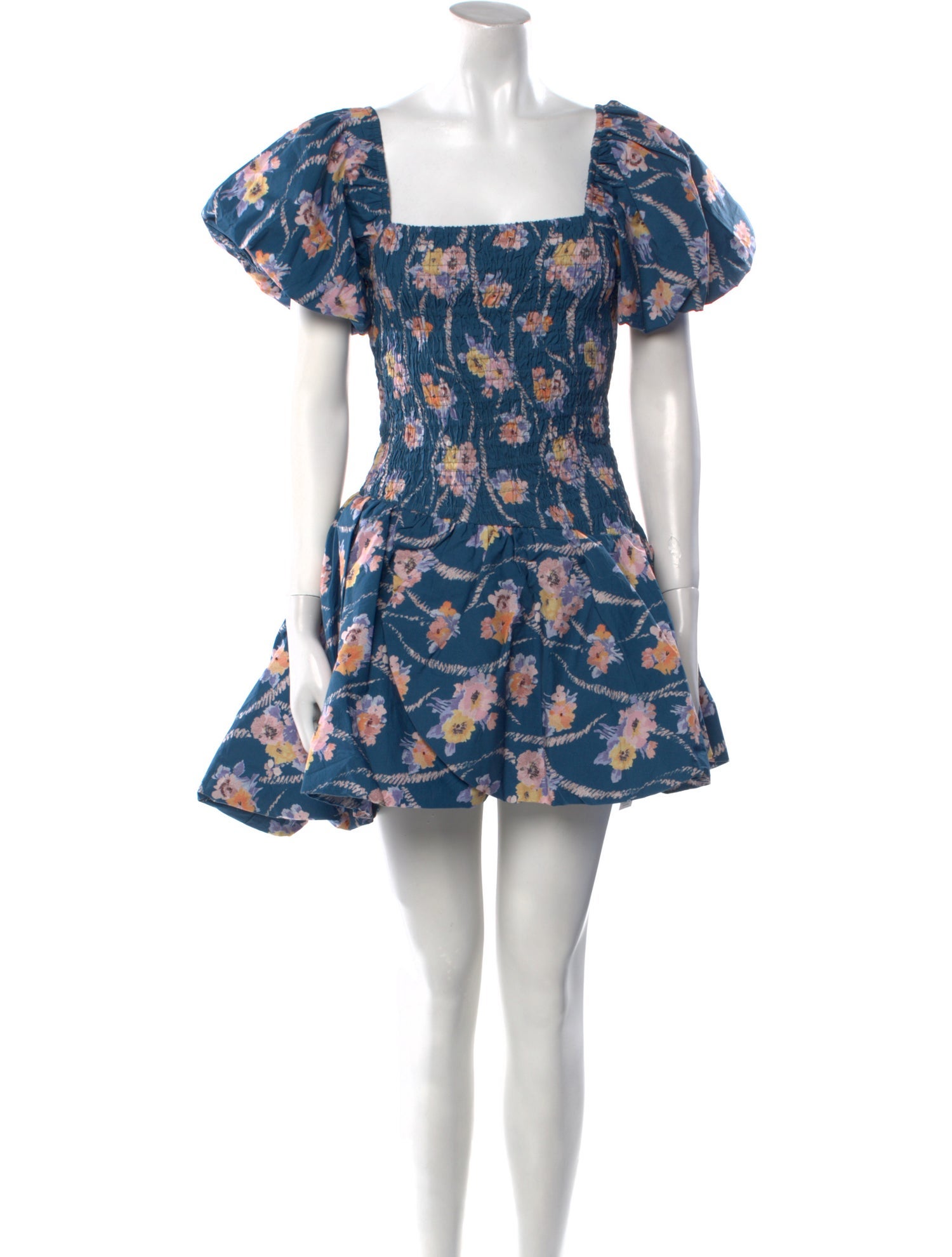 LoveShackFancy Floral Print Mini Dress w/ Tags
