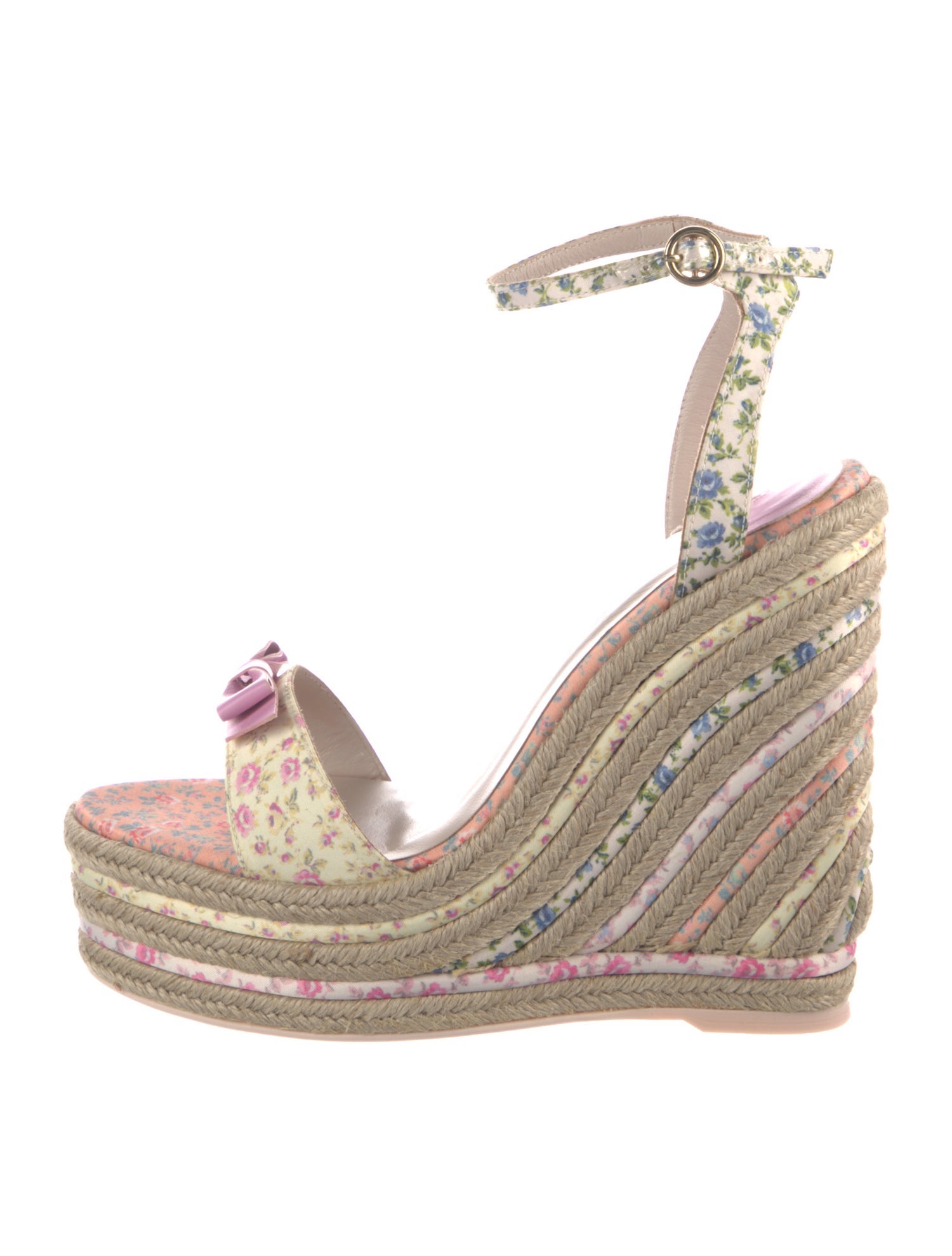 LoveShackFancy Floral Print Espadrilles