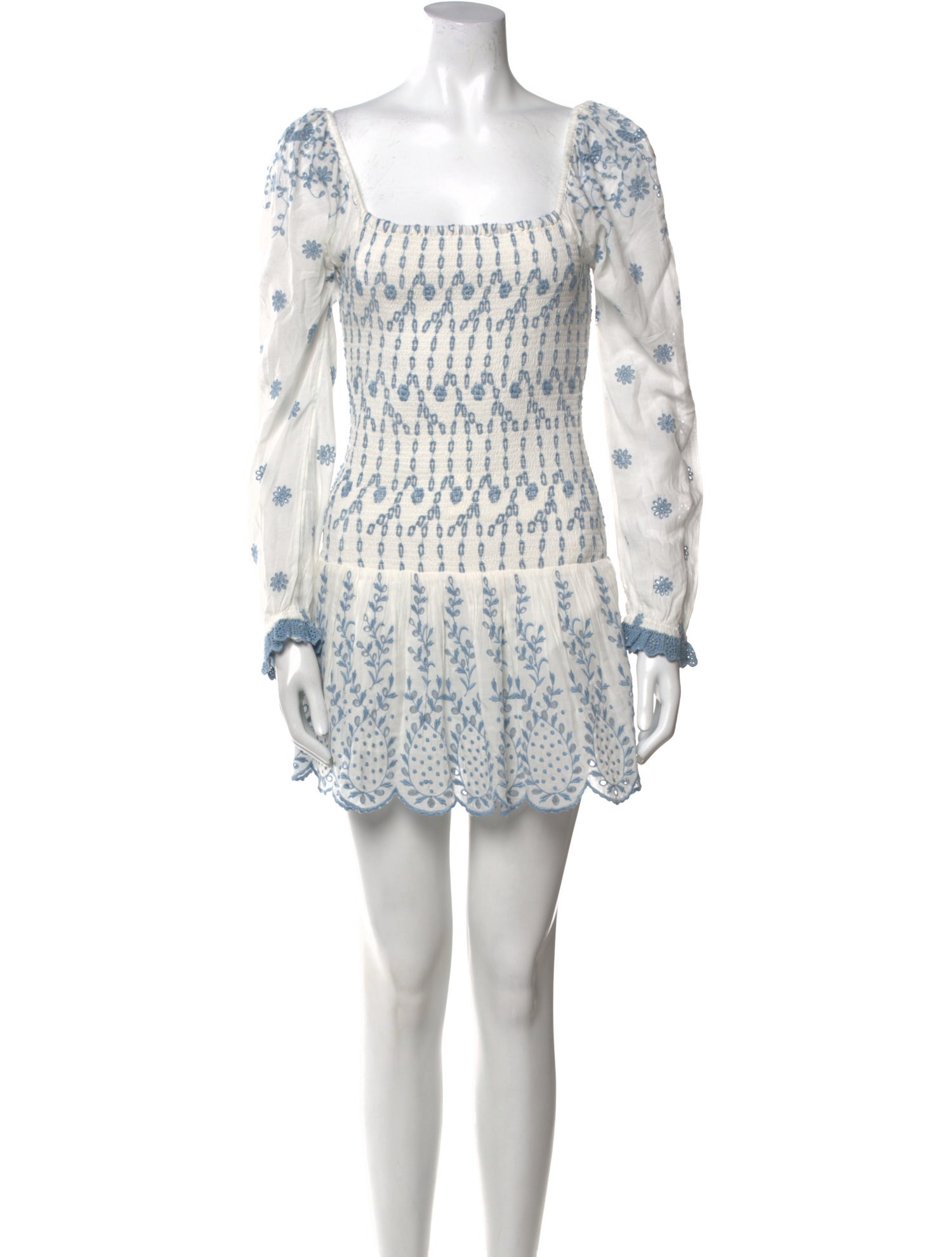 LoveShackFancy Printed Mini Dress