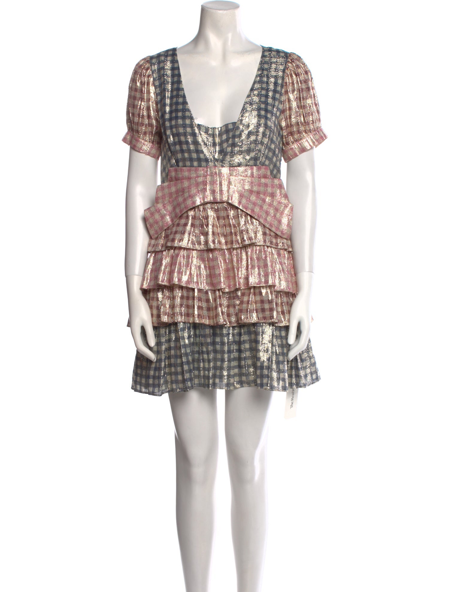 LoveShackFancy Silk Mini Dress