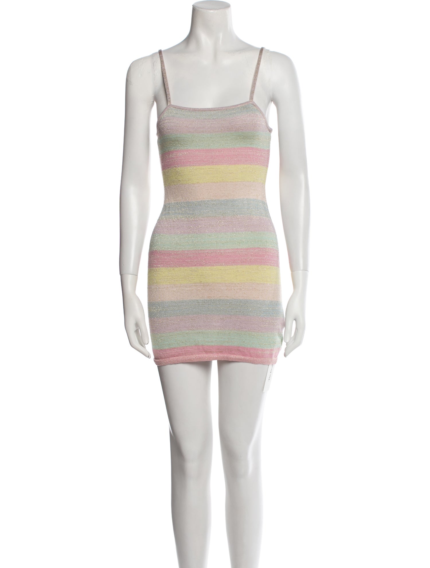 LoveShackFancy Striped Mini Dress