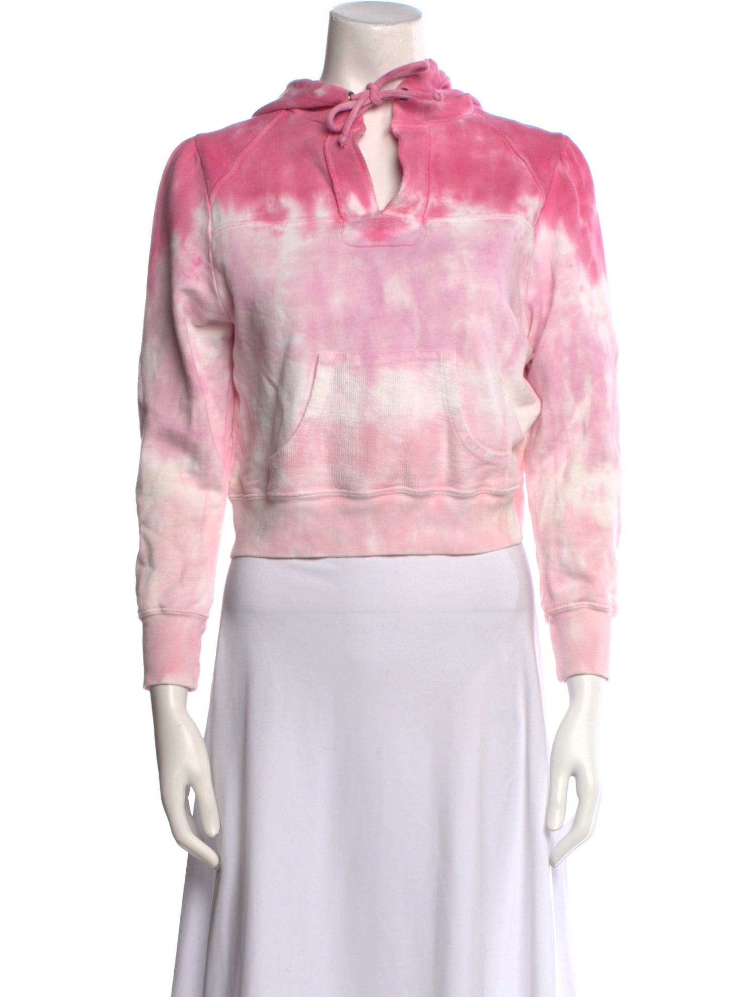 LoveShackFancy Kirby Tie-Dye Print Crop Top