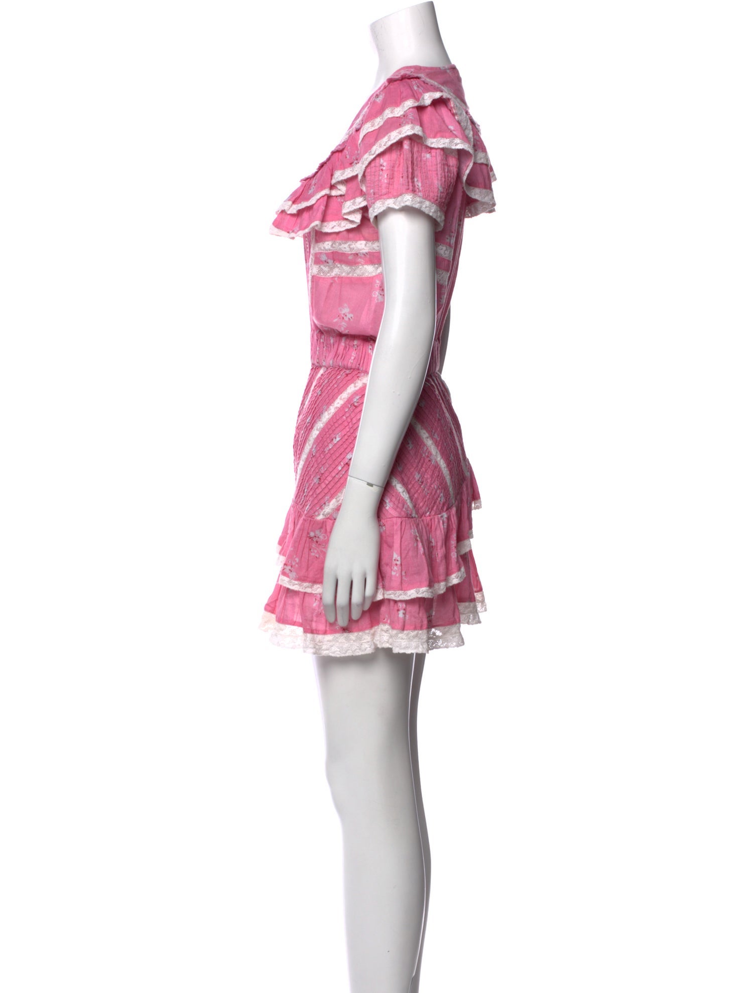 LoveShackFancy Printed Mini Dress